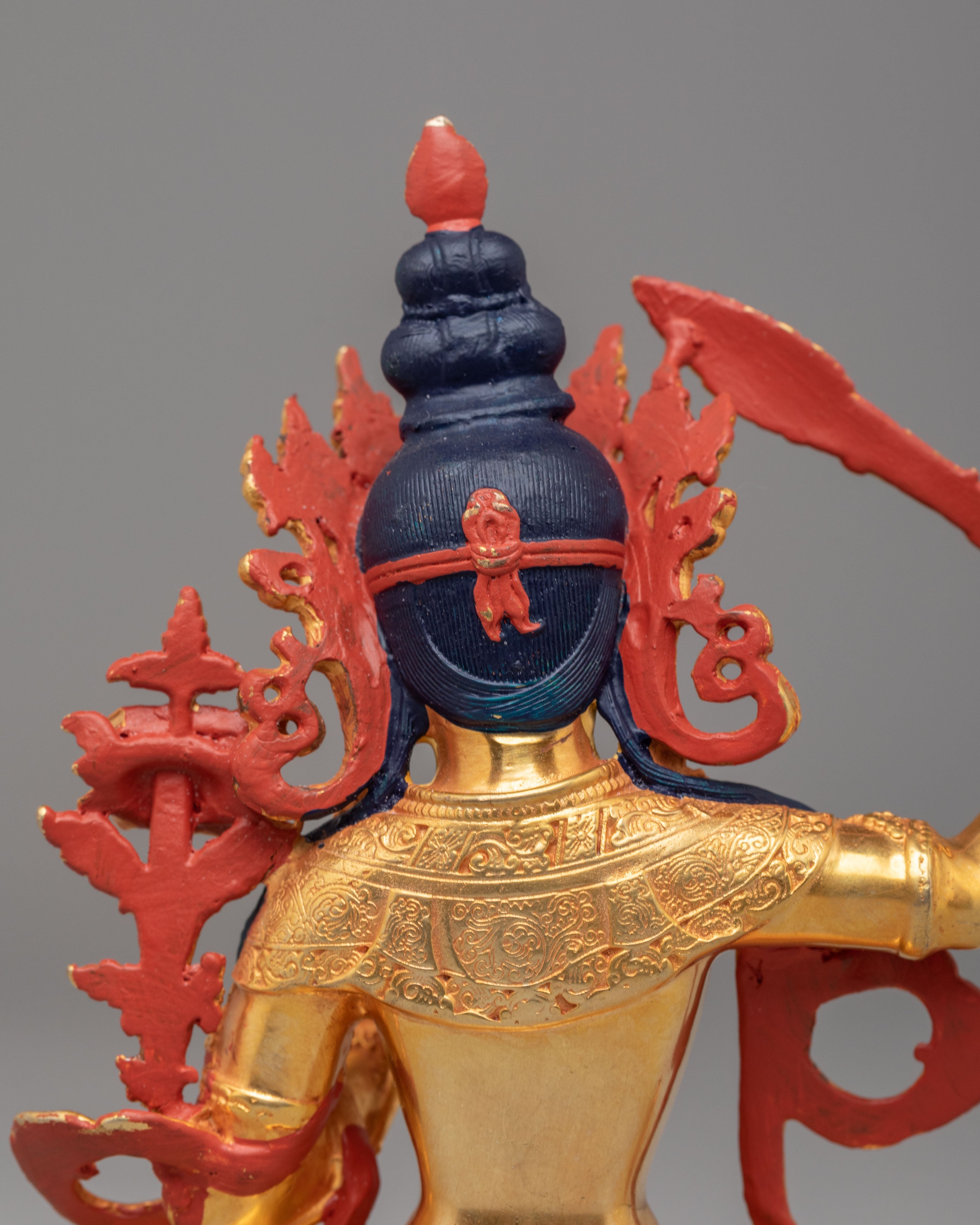 Machine Made Manjushri Figurine | Bodhisattva of Wisdom