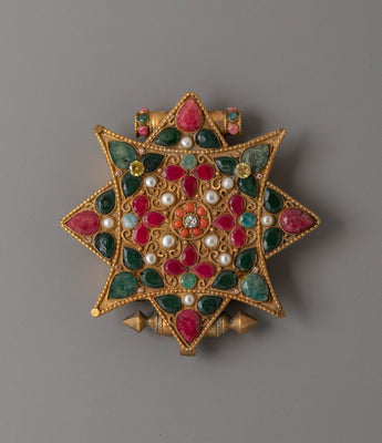 Tibetan Ghau Box Locket for Accessories