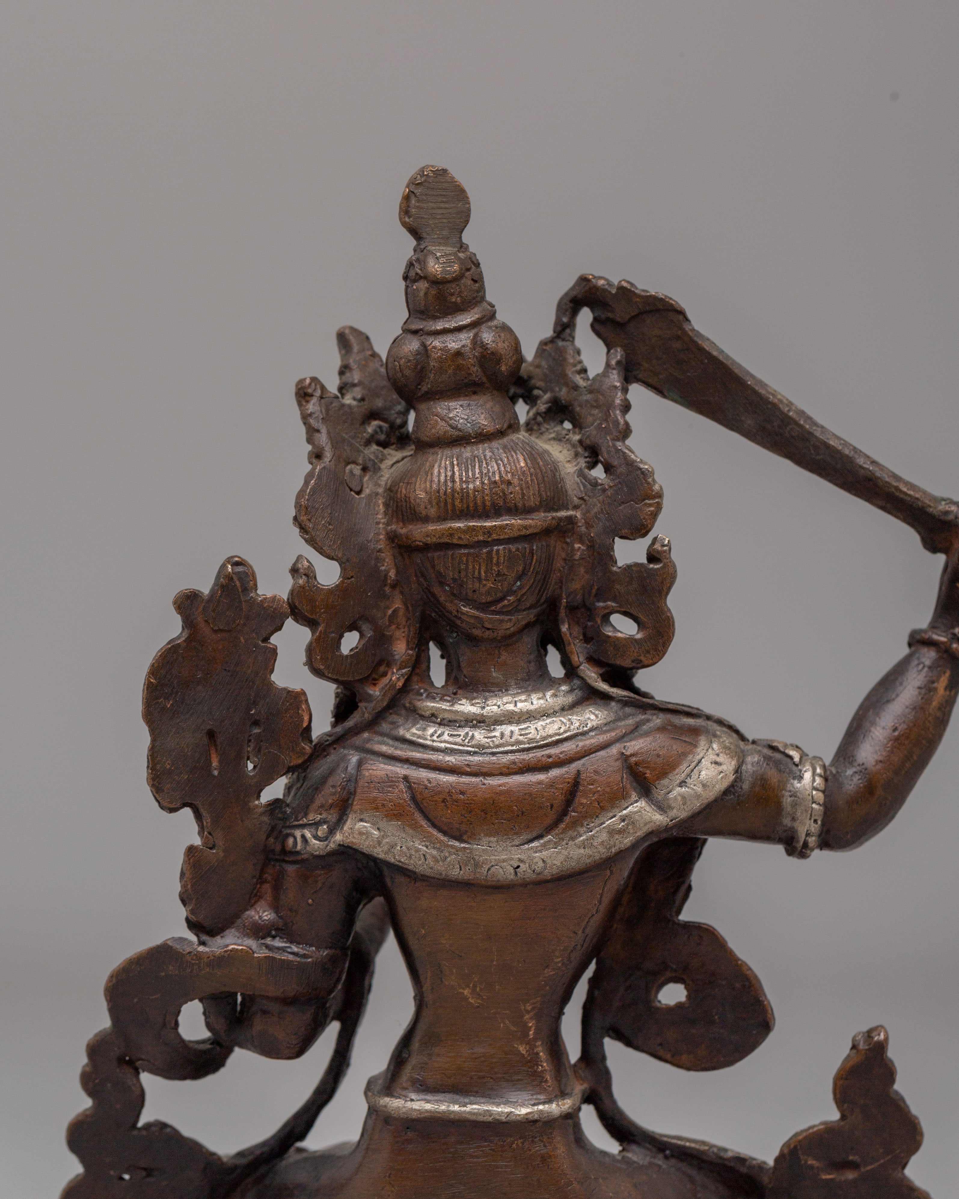 Spiritual Manjushri Bodhisattva Sculpture | Wisdom Deity Statue