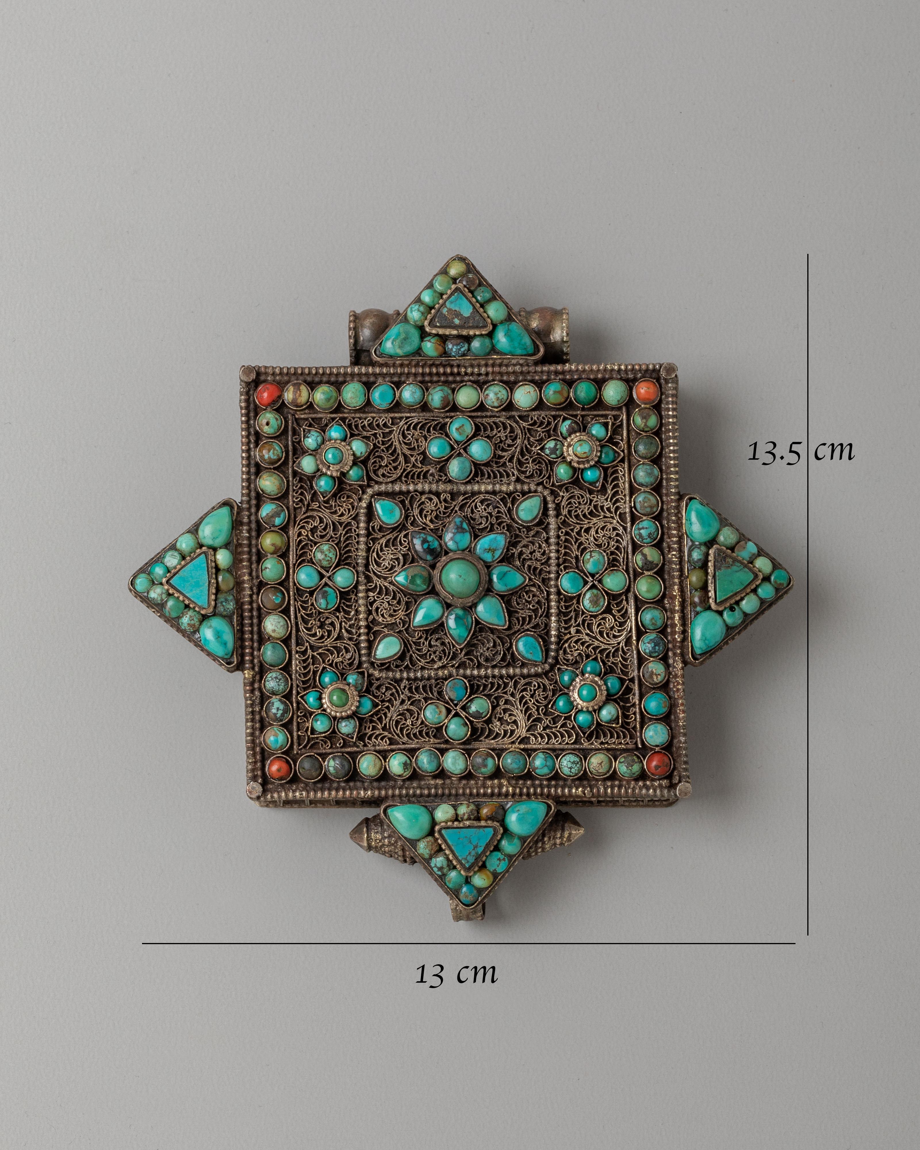 Sacred Ghau Box Pendant | Amulet for Spiritual Protection