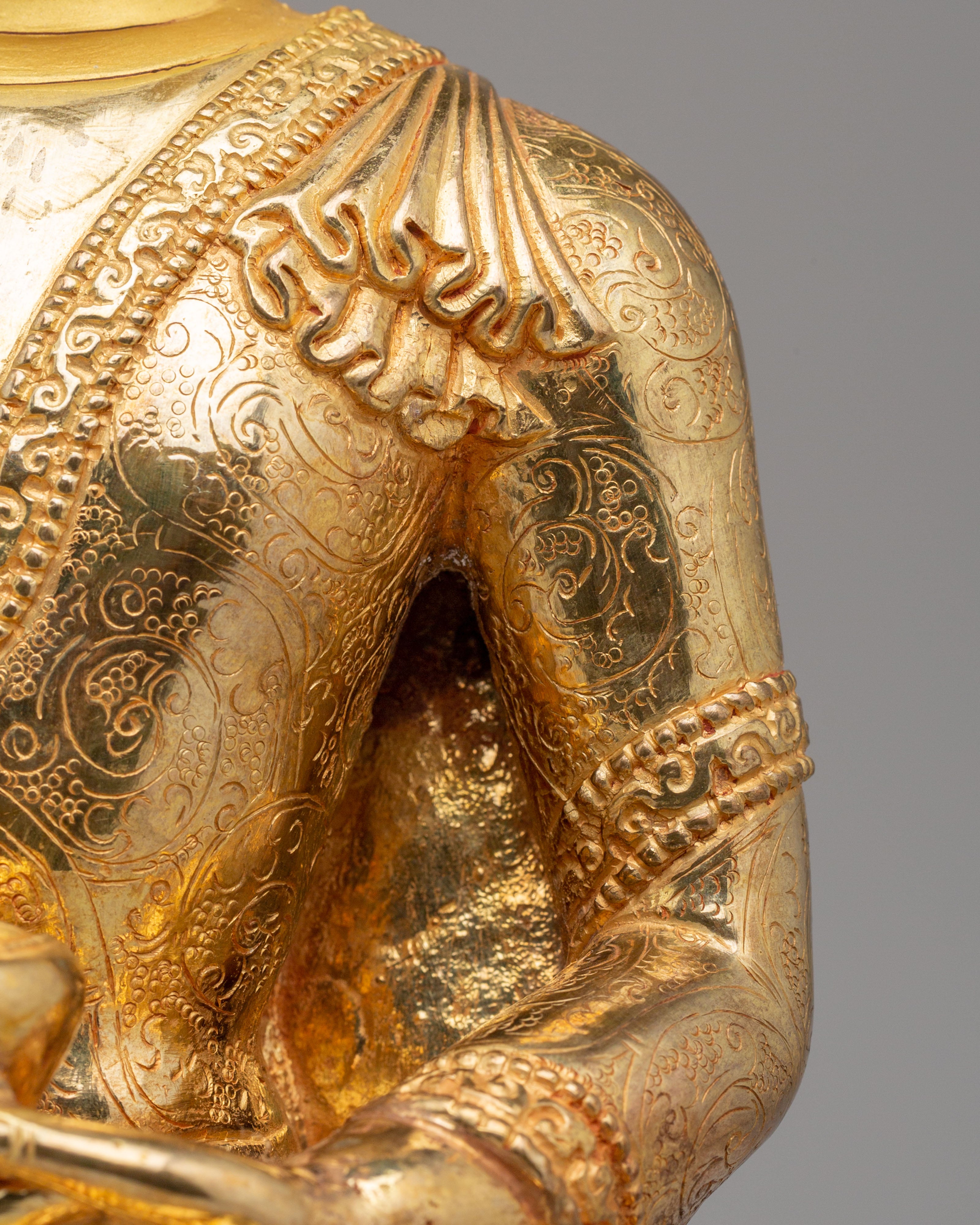 Vajrayana Amitabha Buddha Altar Statue | Tibetan Buddhist Art