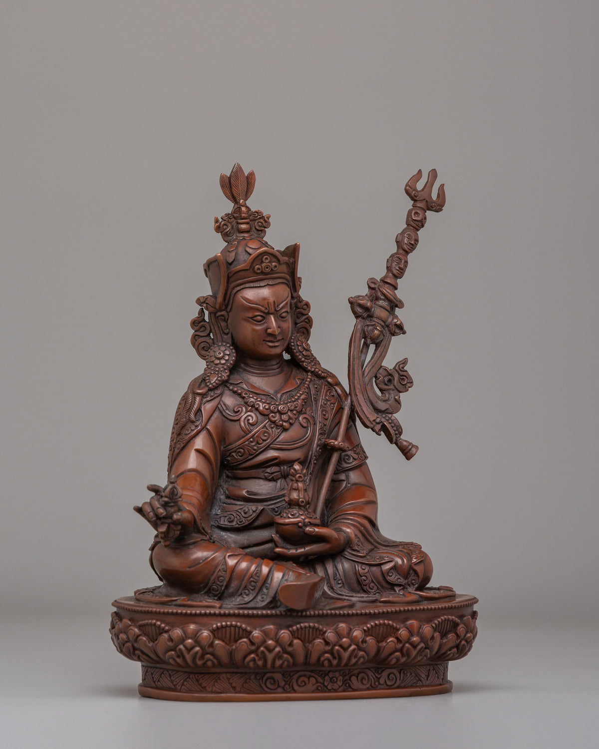 Himalayan Padmasambhava Sculpture | Statue for Dharma Decor