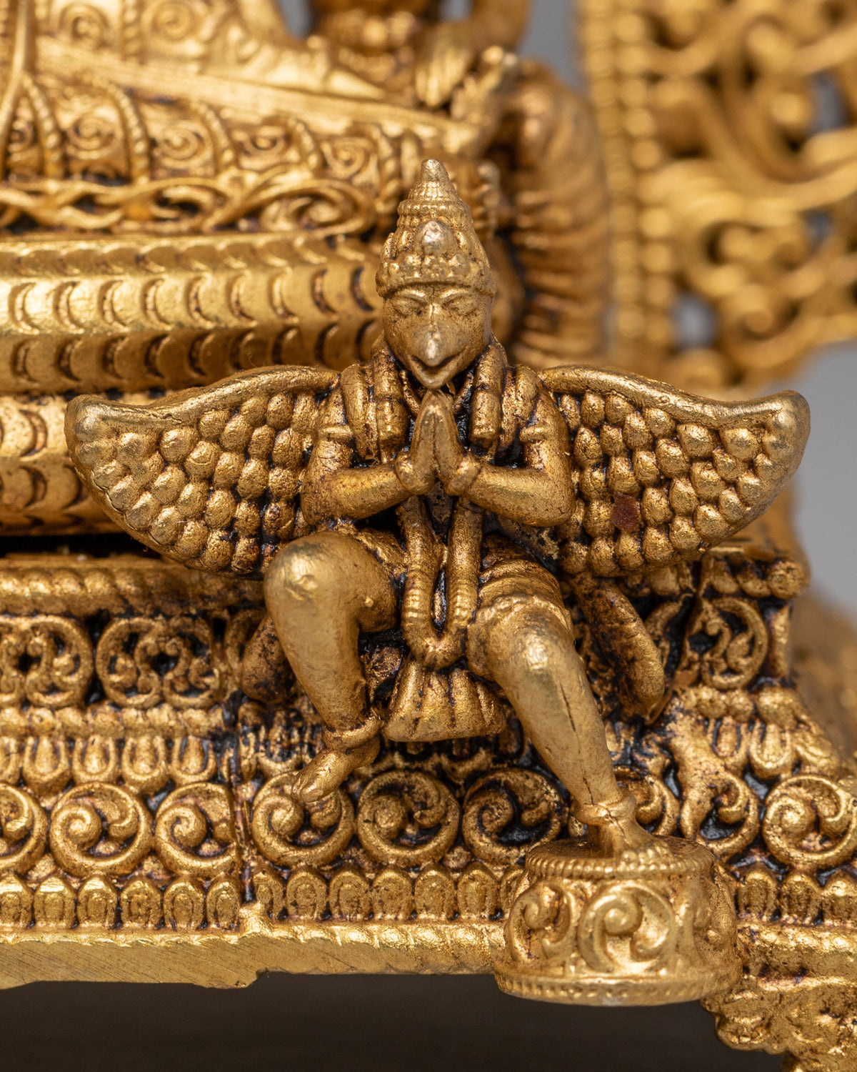 Traditional Bishnu Statue | Handcrafted Himalayan Artwork