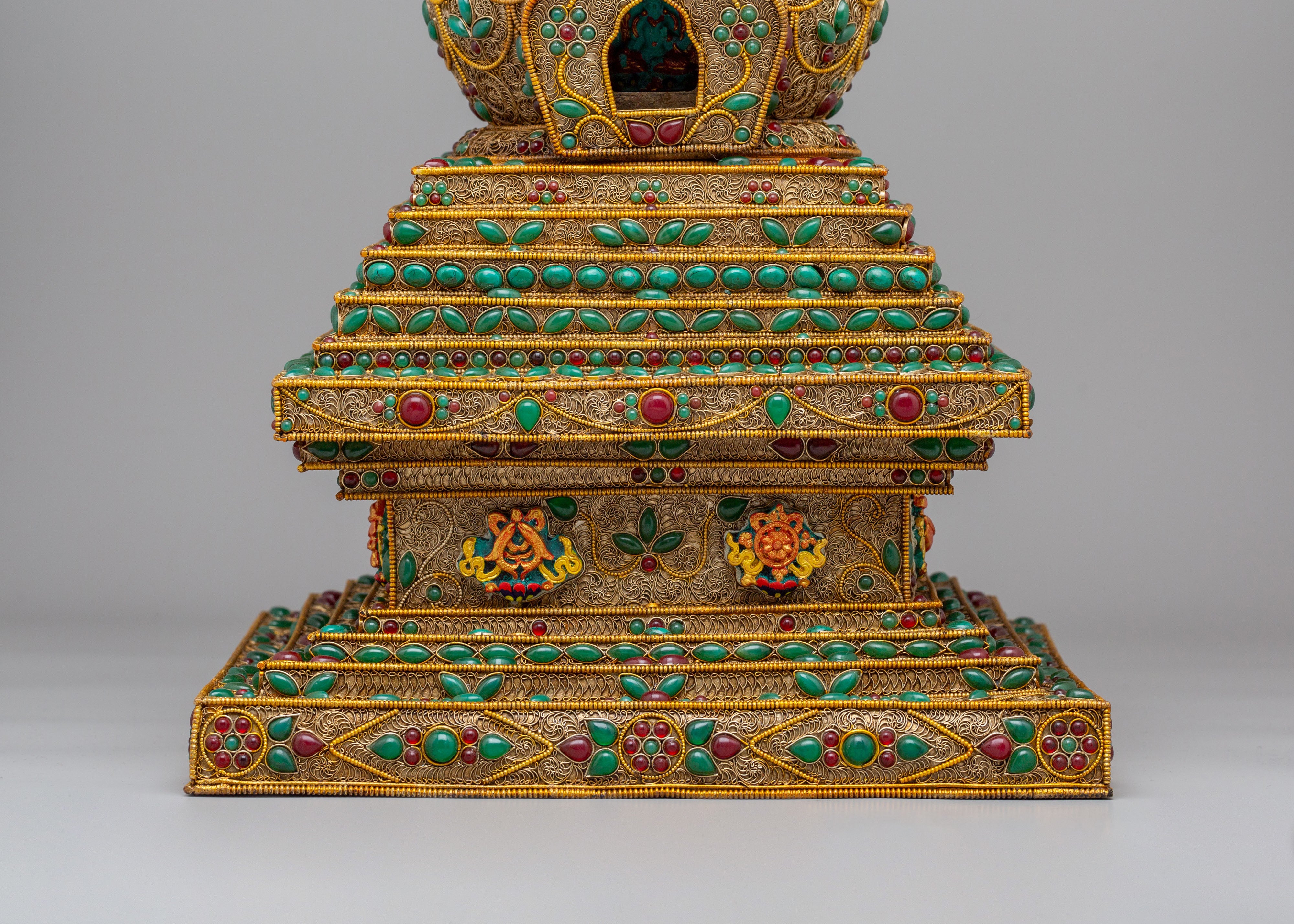 Buddhist Ritual Enlightenment Stupa | Himalayan Shrine Decor