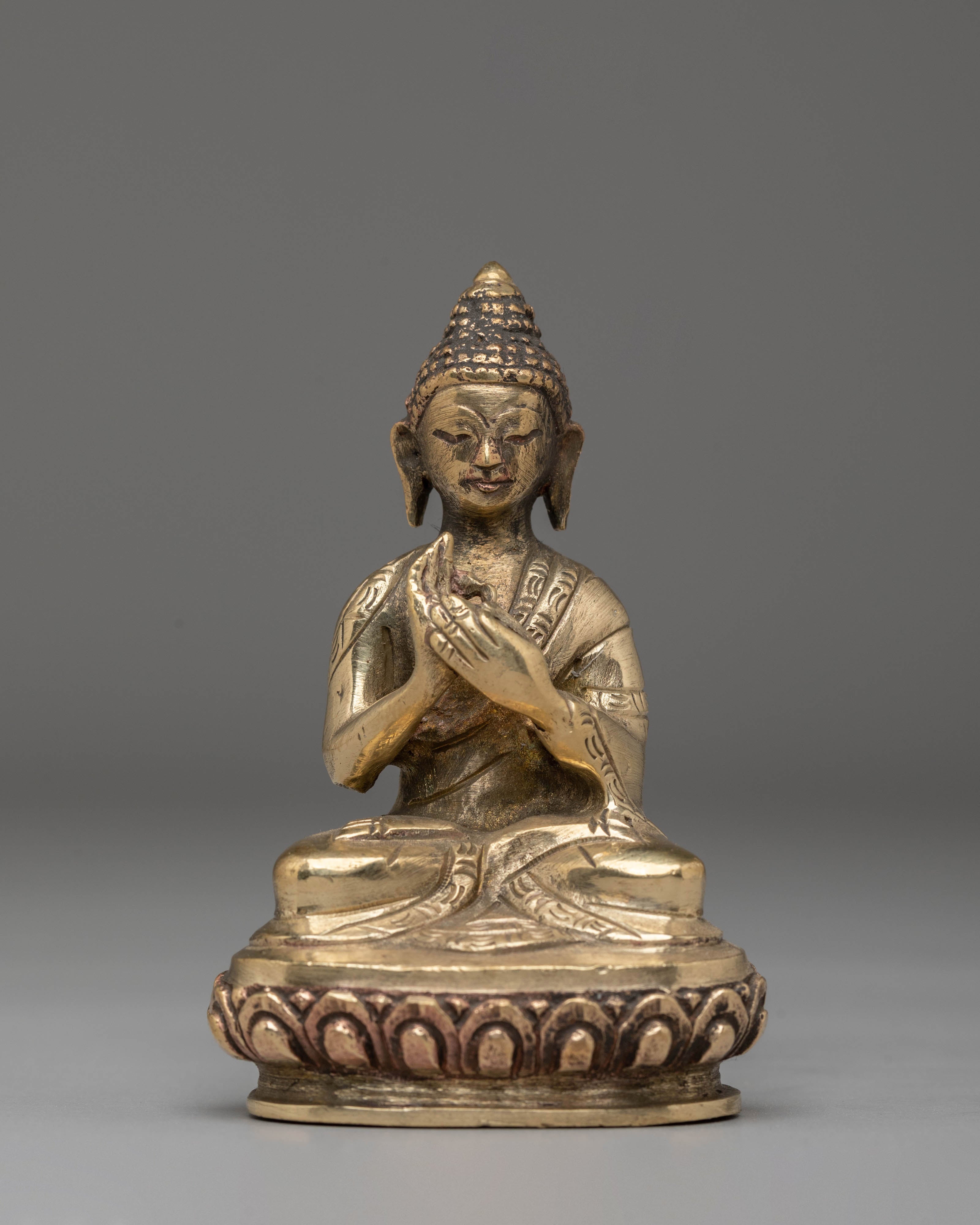 Handcrafted Five-Buddha Set Statue | Spiritual Enlightenment Decor