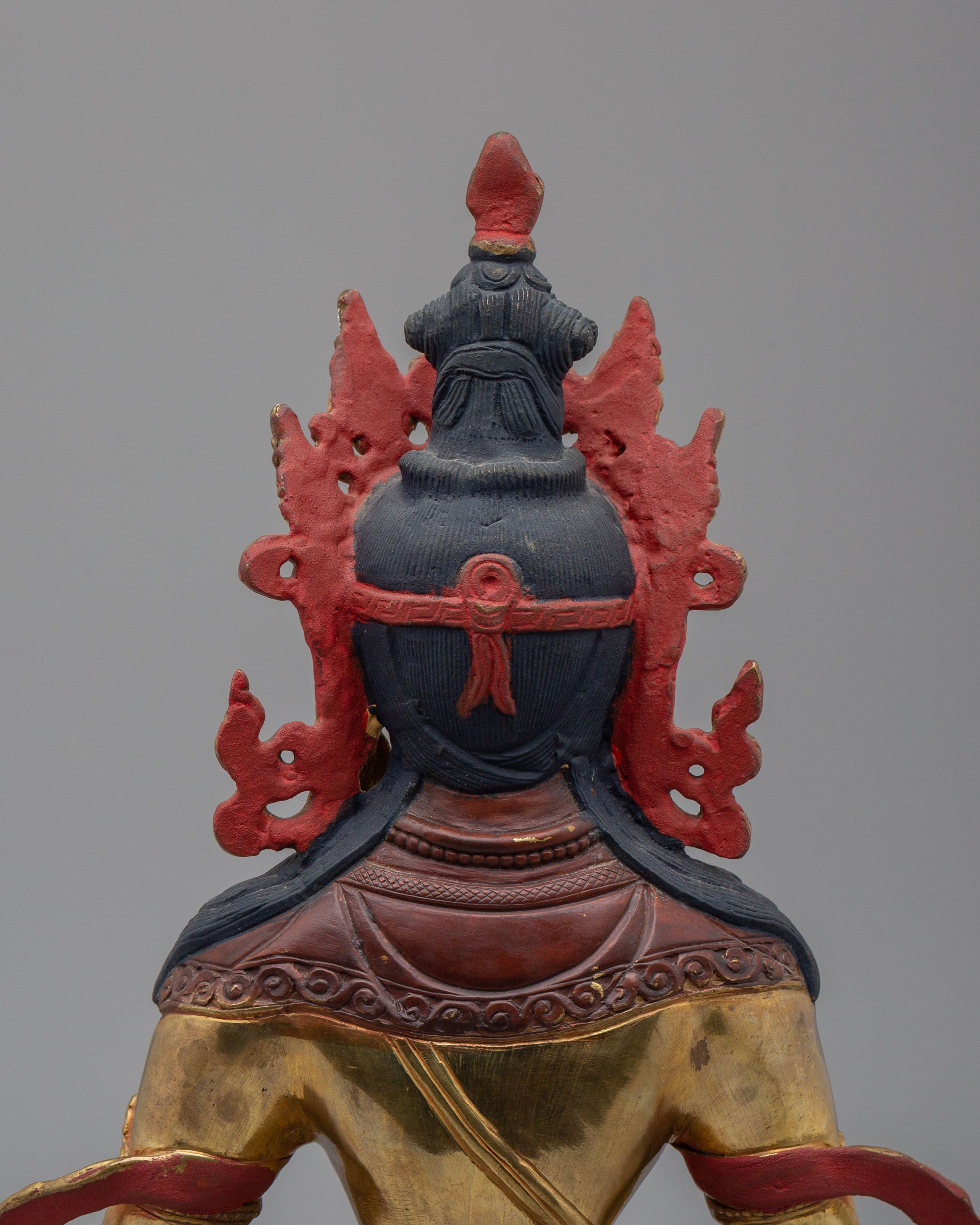 Tibetan Buddhist Amitayus Statue | The Buddha of Infinite Life
