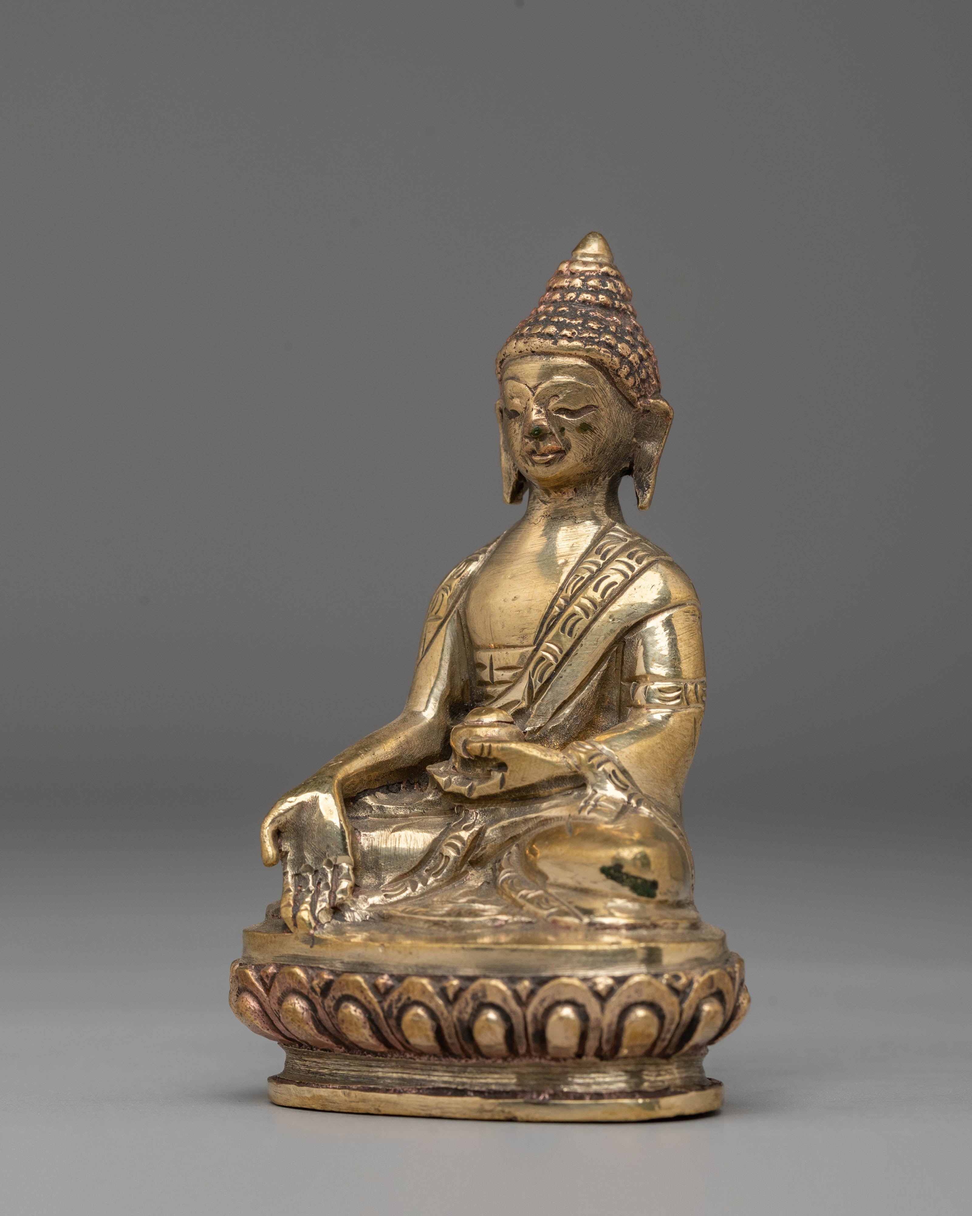 Handcrafted Buddhist Ratnasambhava Statue | Tibetan Deity of Wealth