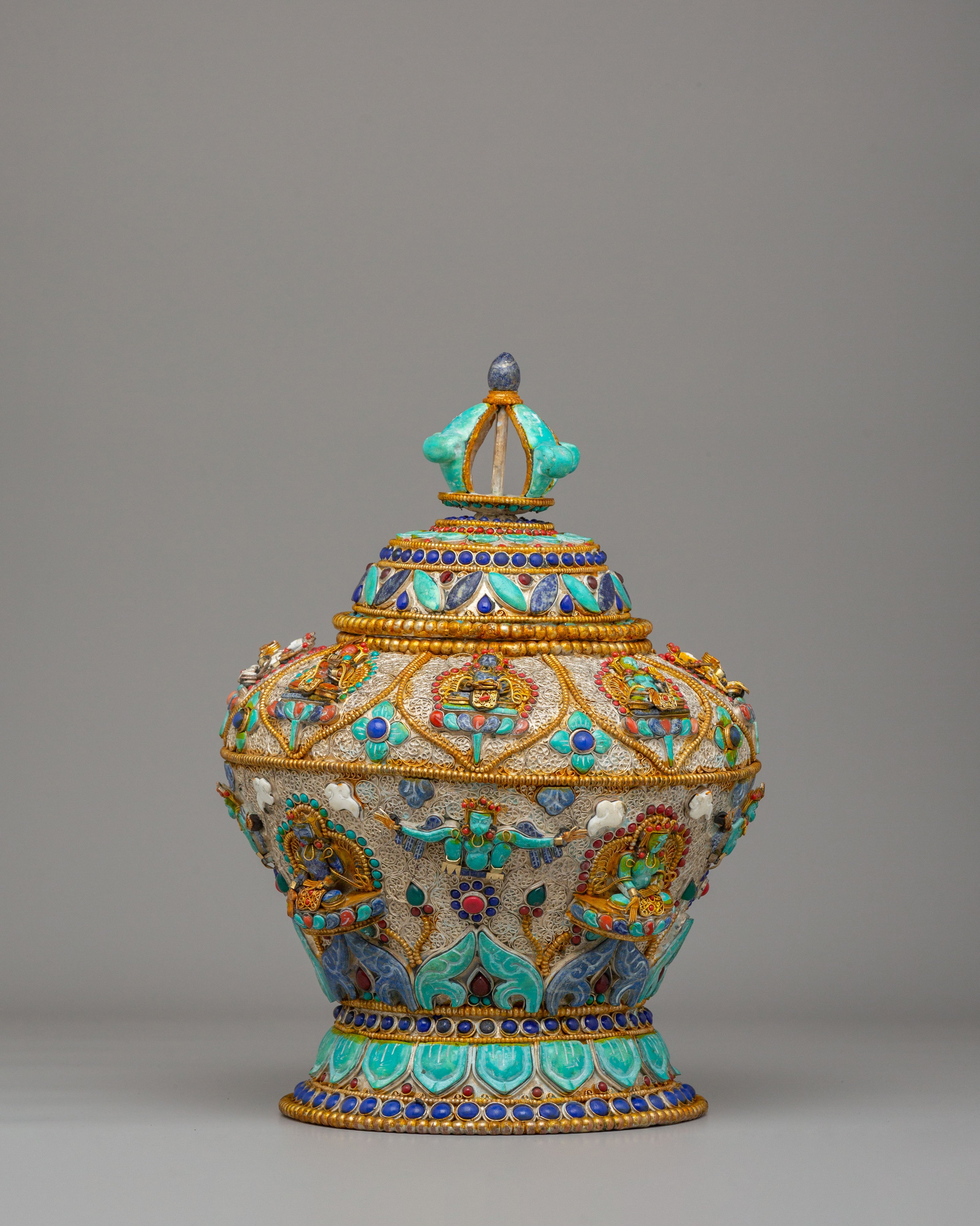 Spiritual Ritual Rice Pot | Sacred Offering Pot for Ceremonies & Blessings