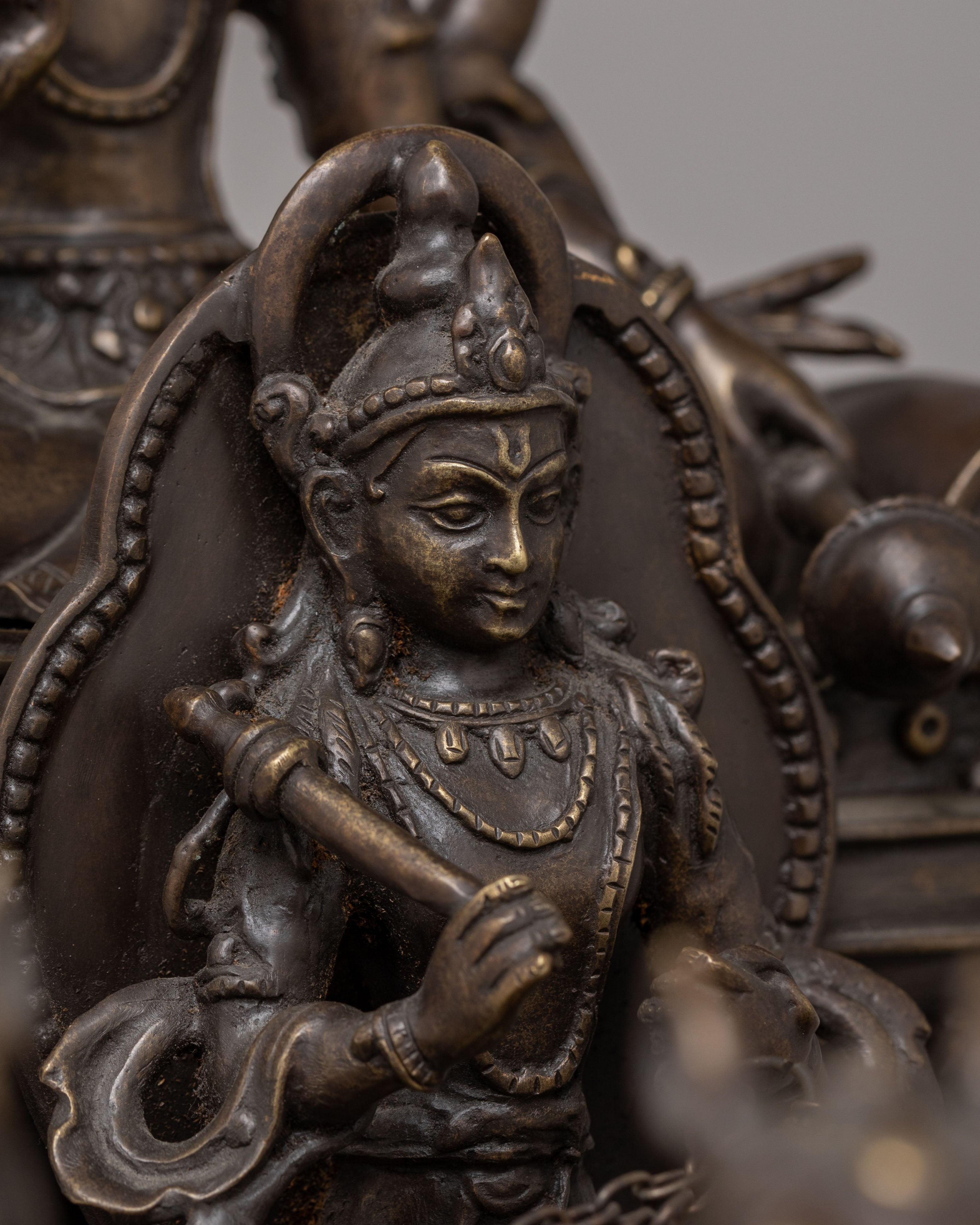 Surya Narayan Statue | Handcrafted Bronze Sun God Chariot Sculpture