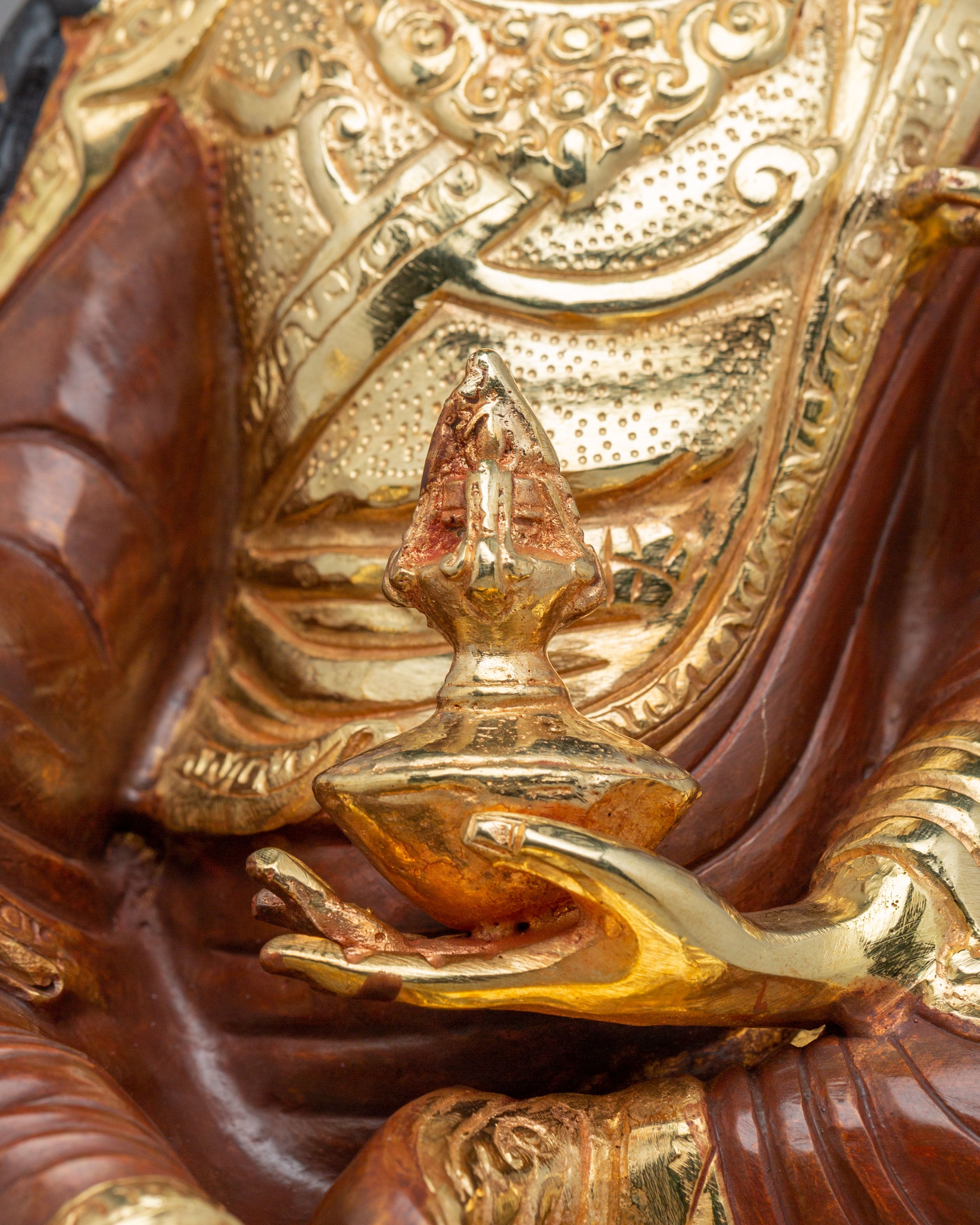 Buddha Dharma Sangha Set Statue | Tibetan Spiritual Art for Meditation and Decor