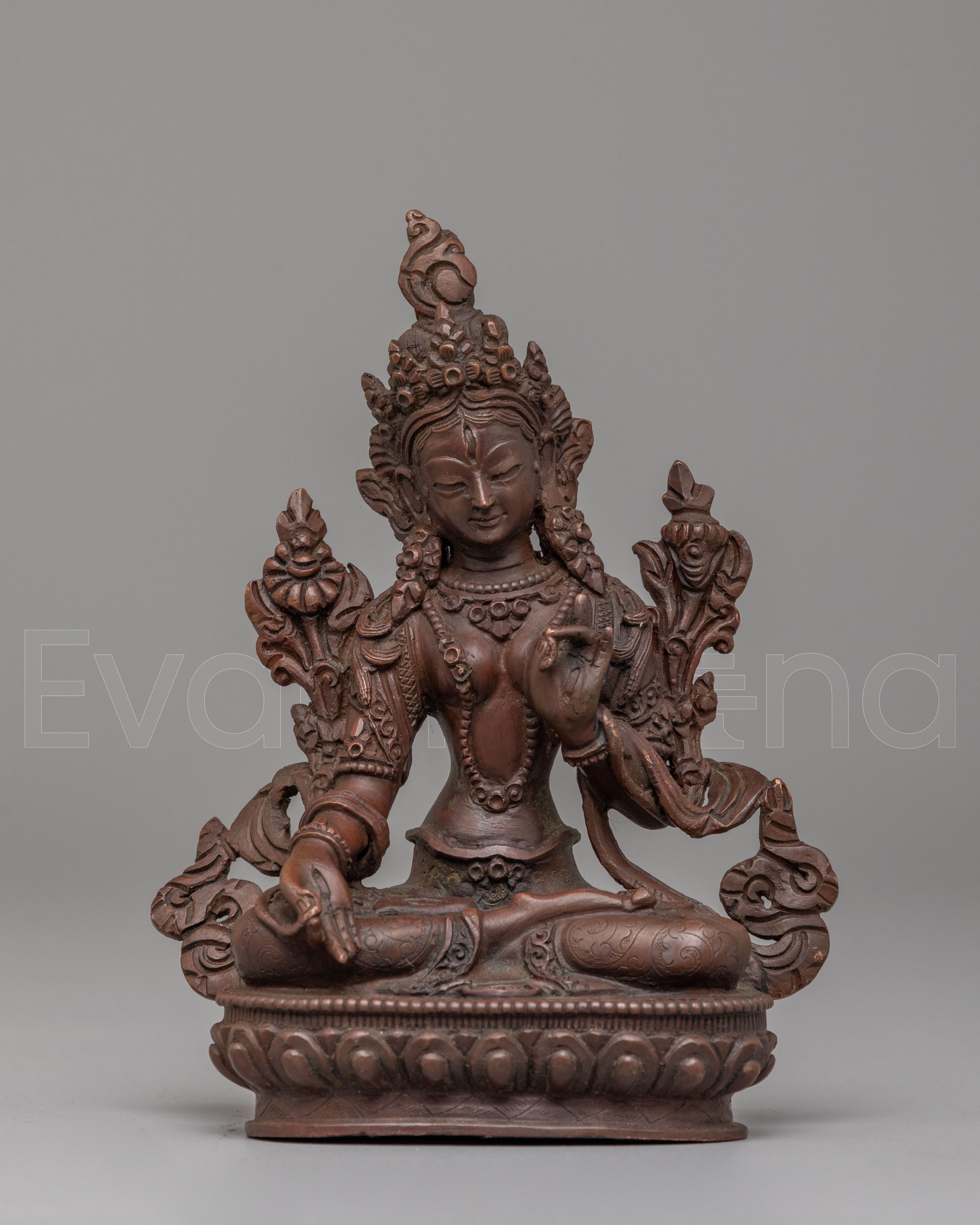 Himalayan White Tara Sculpture 