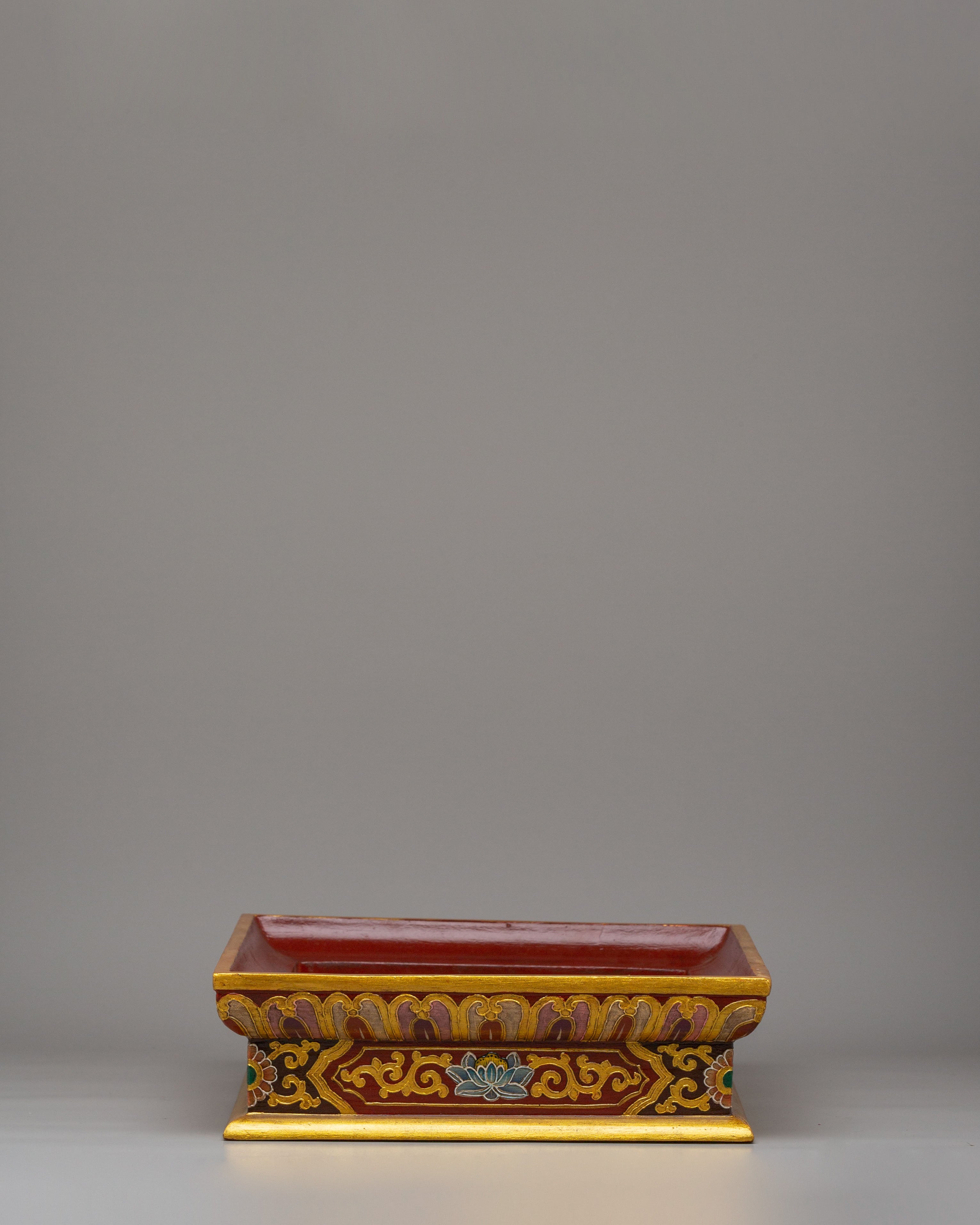 Traditional Tibetan Tray | Altar Offering and Sacred Home Decor