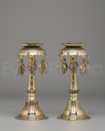Ceremonial Oil Lamp Set