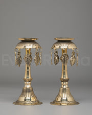 Ceremonial Oil Lamp Set