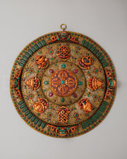 Sacred Auspicious Symbol Wall Hanging 