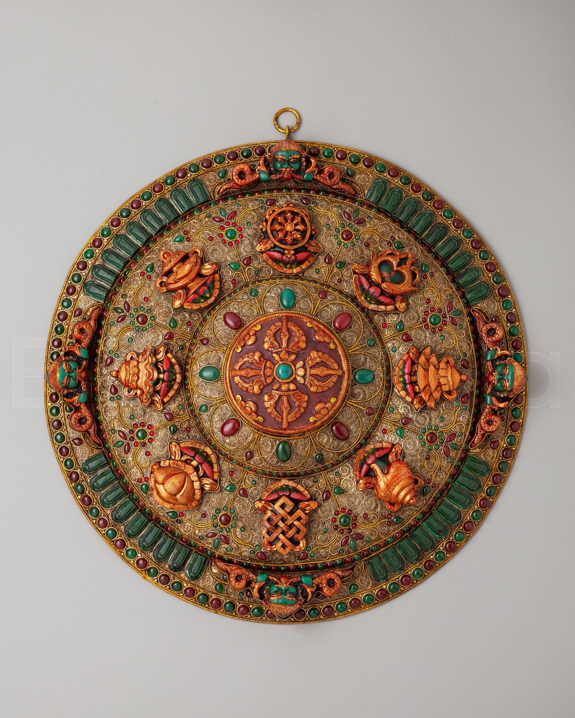 Sacred Auspicious Symbol Wall Hanging 