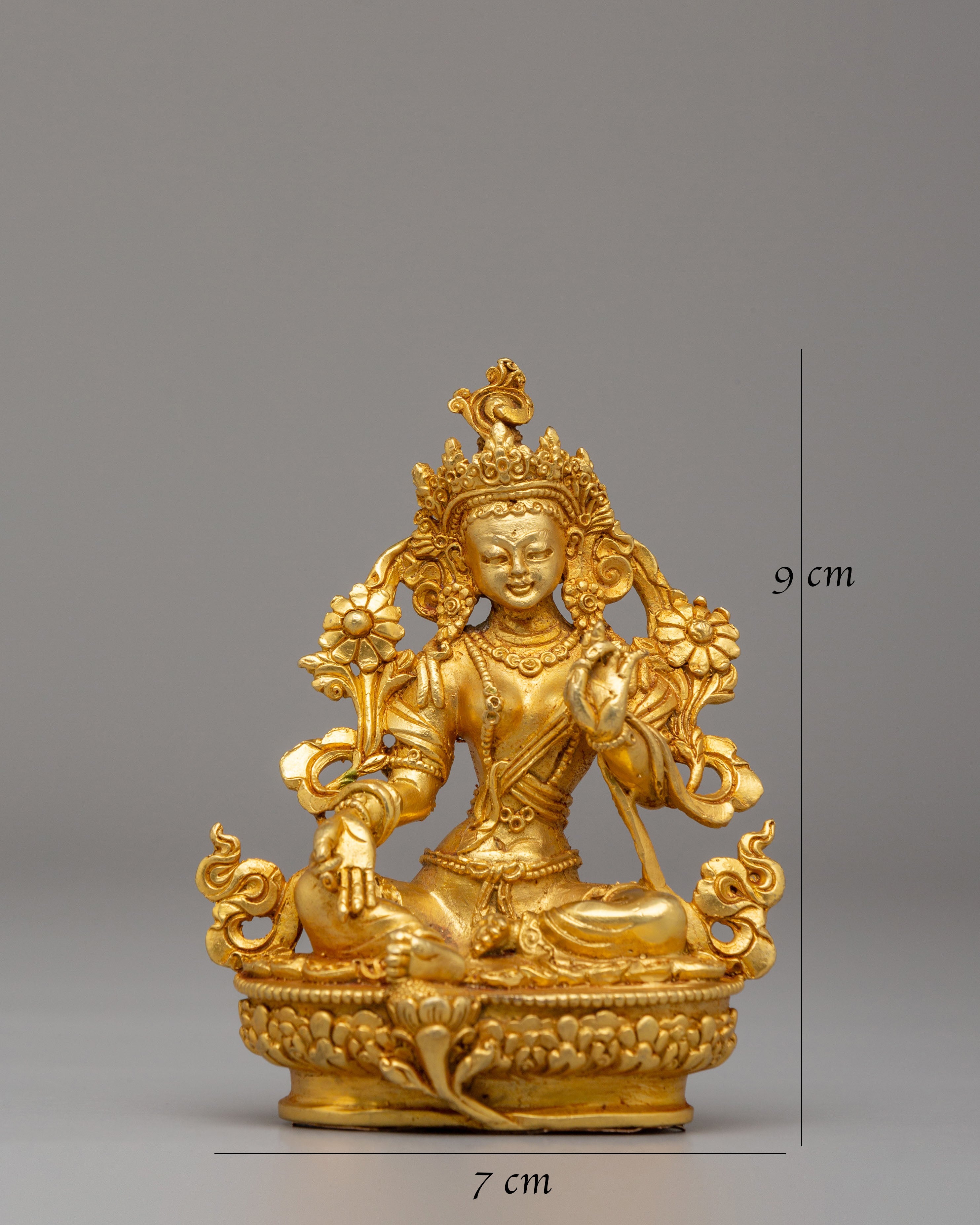 Green Tara Spiritual Protector Statue | Symbol of Compassion & Protection