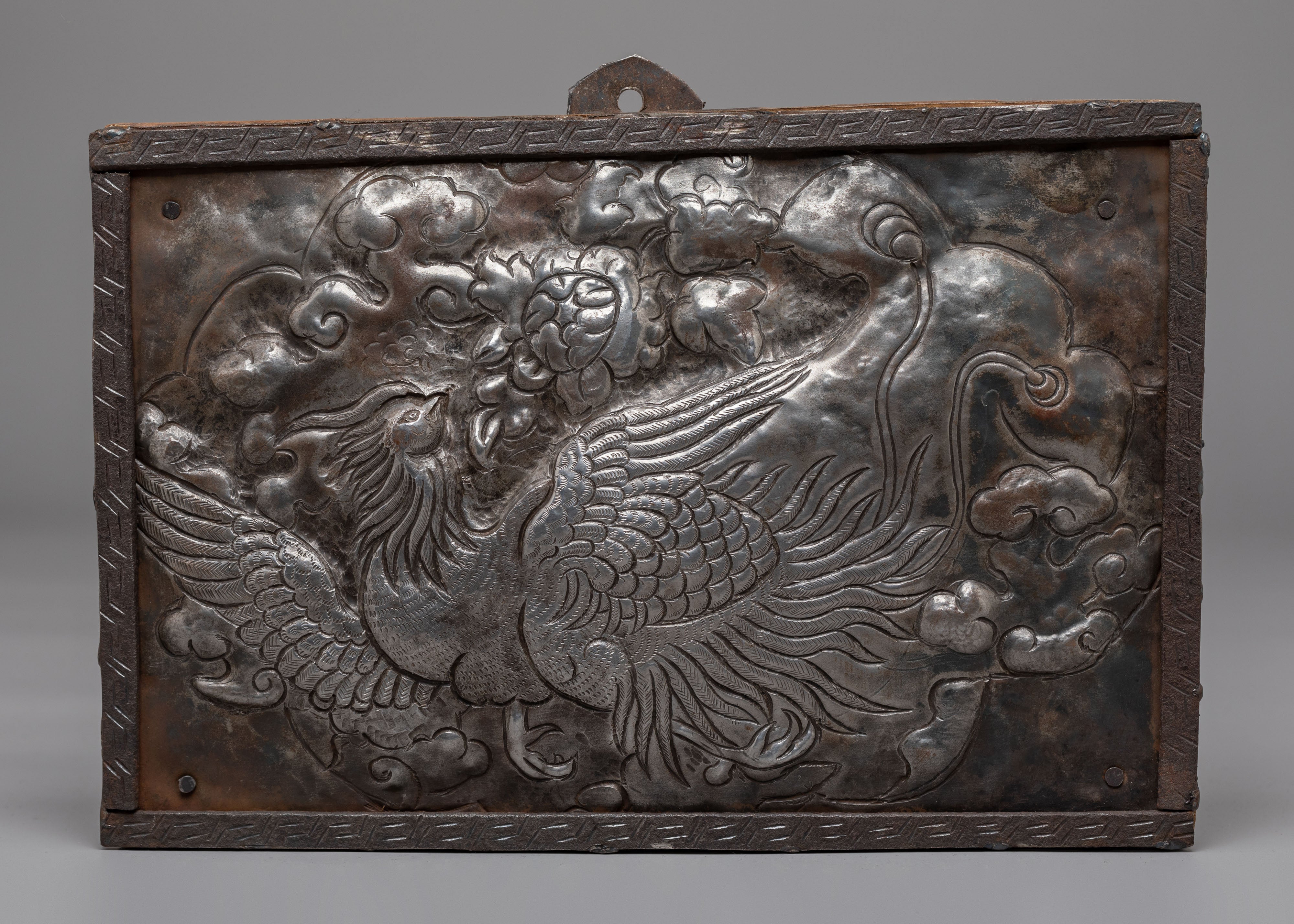 Sacred Himalayan Phoenix Wall Decor Panel | Spiritual Home Decor