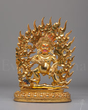 Wealth Protector Black Dzambhala Sculpture