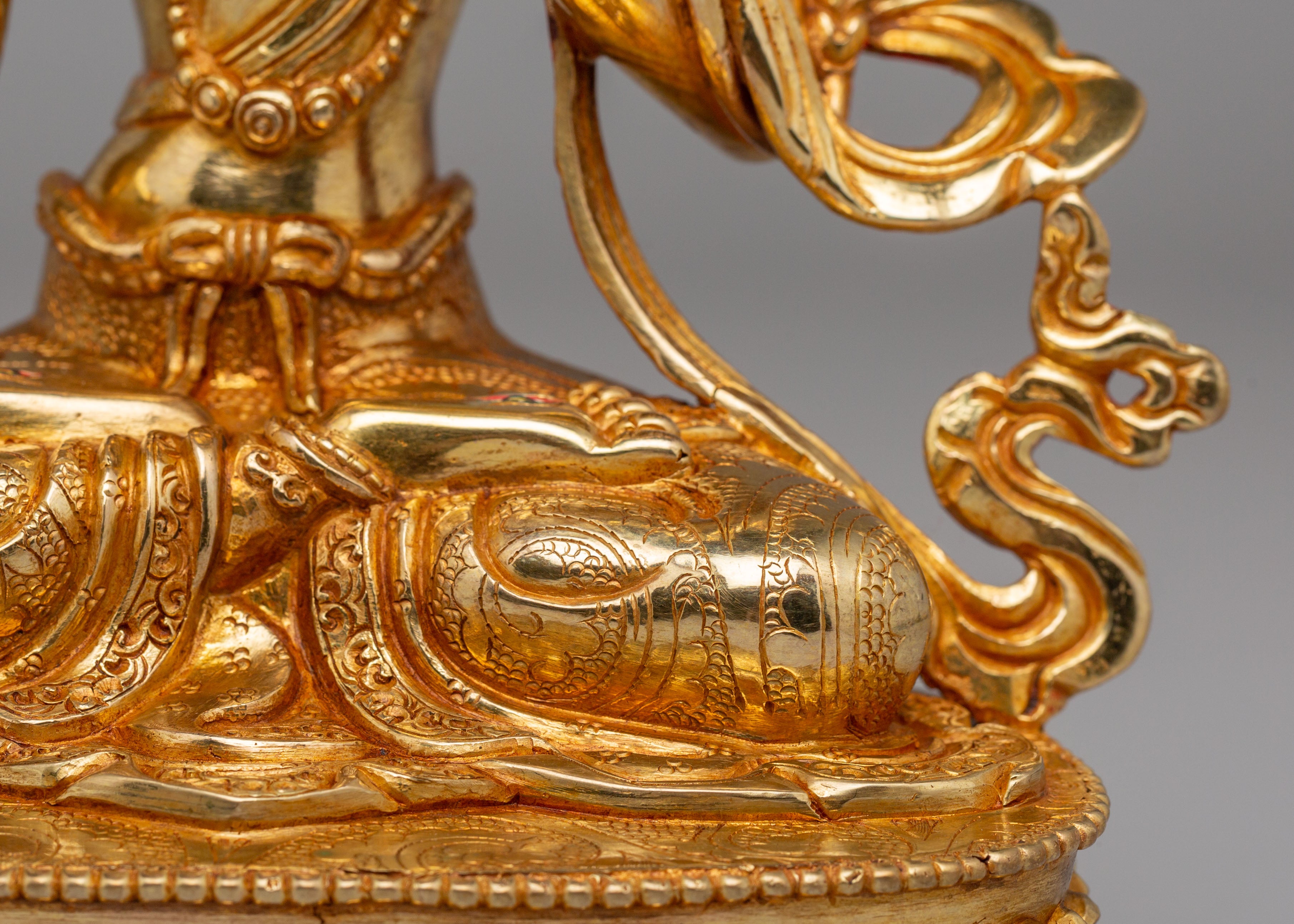 Traditional White Tara Statue | Handmade Tibetan Artwork