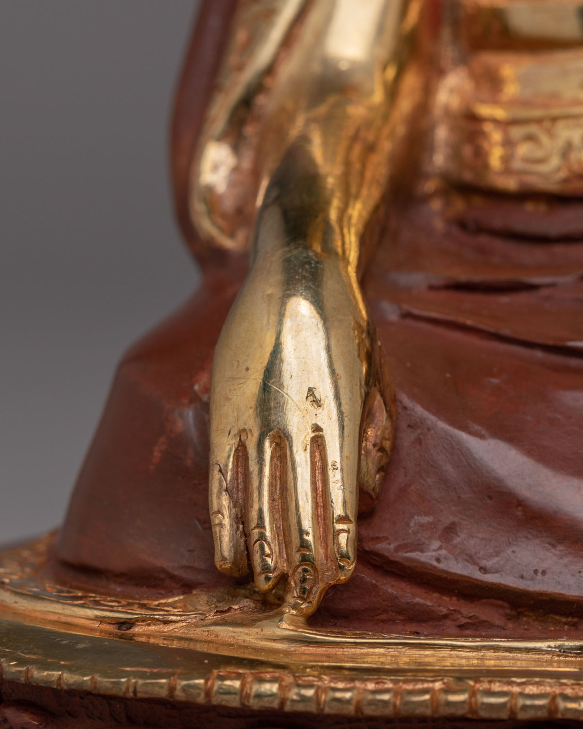 Handcrafted Sacred Guru Shapdum Statue | A Symbol of Divine Guidance