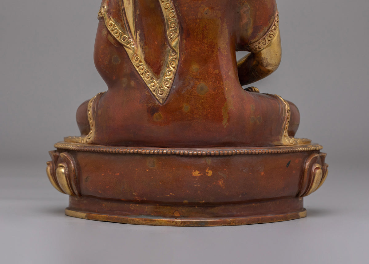 Pure Land Amitabha Buddha Altar Statue | Spiritual Decor for Meditation