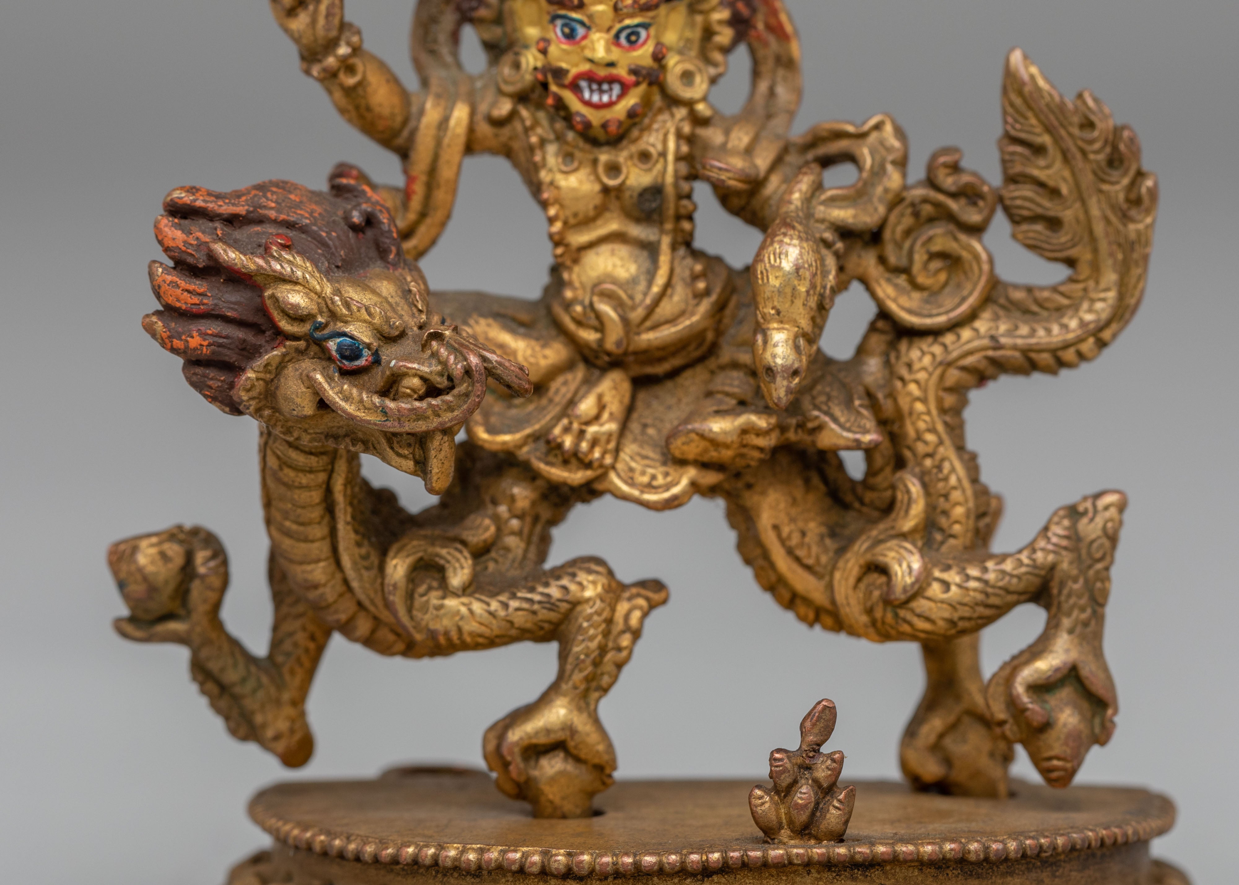 Himalayan White Dzambhala Statue | Symbol of Abundance
