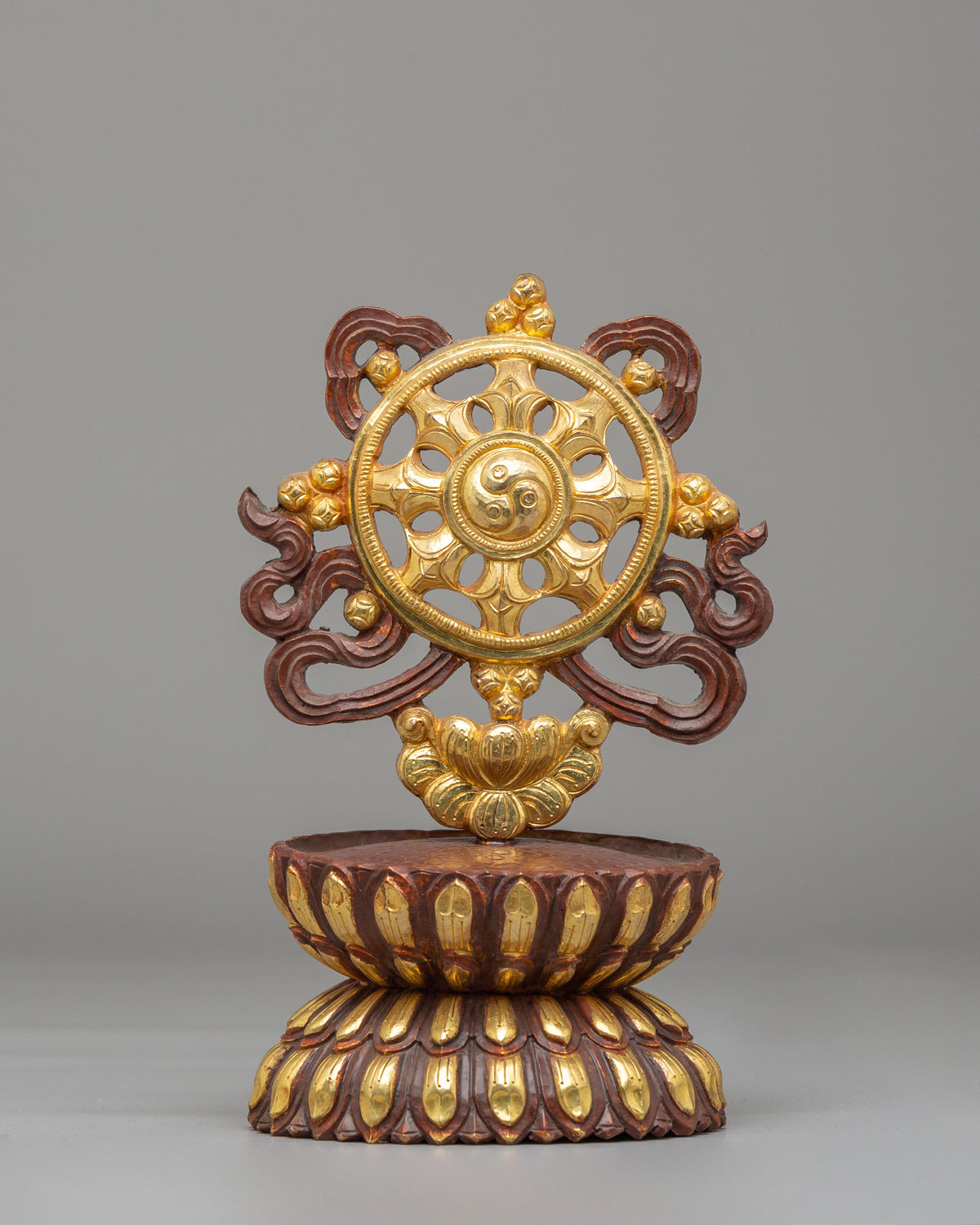 Eight Auspicious Symbols Set | Handmade Tibetan Altar Decor