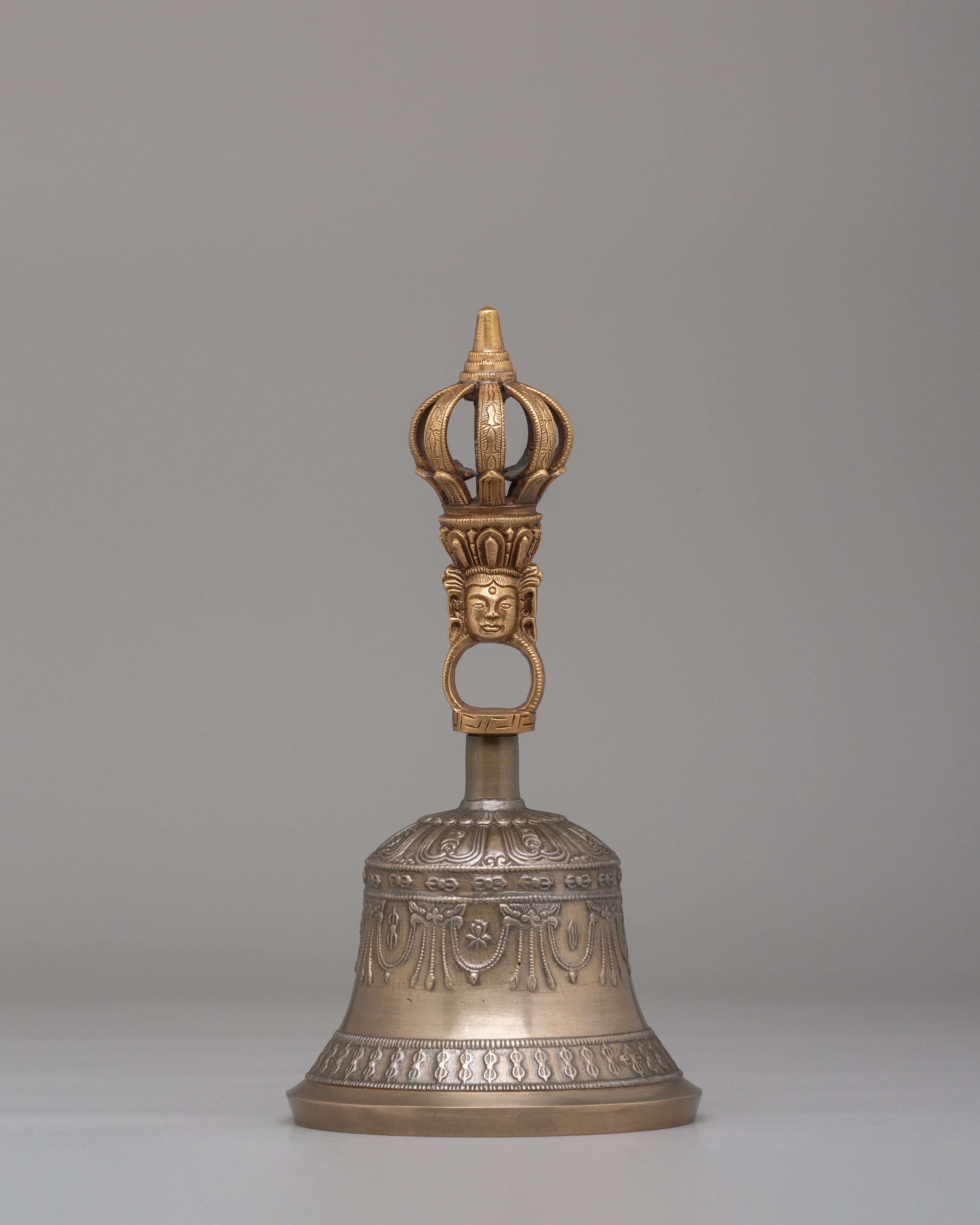 Tibetan Dorje and Bell Ritual Set | Buddhist Altar Tools for Prayer and Spiritual Practice