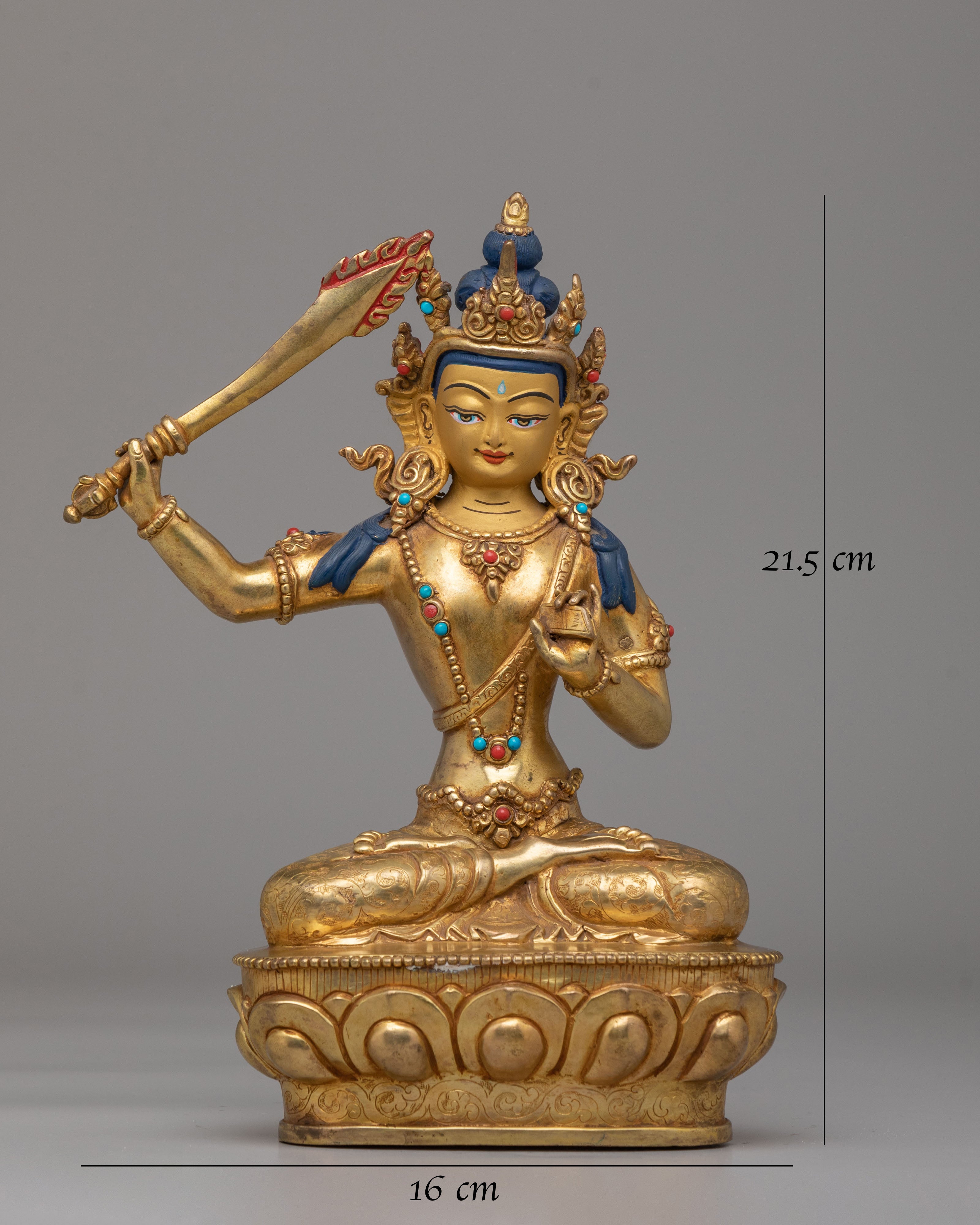 Bodhisattva Manjushri Deity Statue | A Symbol of Wisdom and Enlightenment
