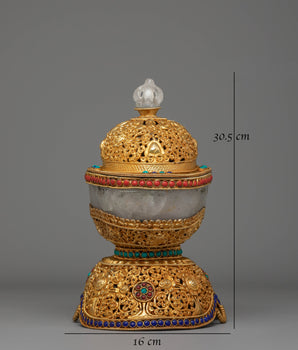 Spiritual Himalayan Kapala | Handcrafted Tibetan Ritual Bowl