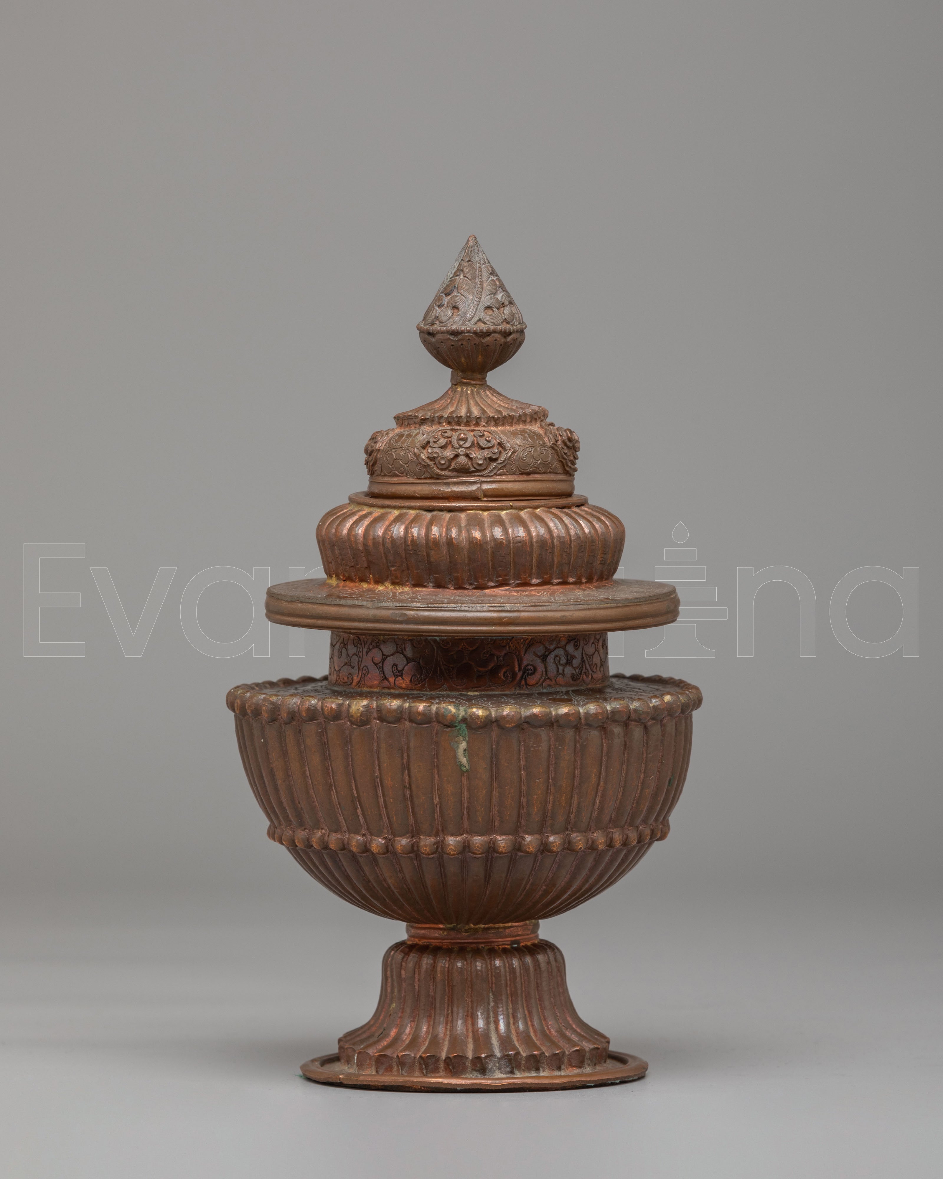 Handcrafted Altar Buddhist Rice Pot