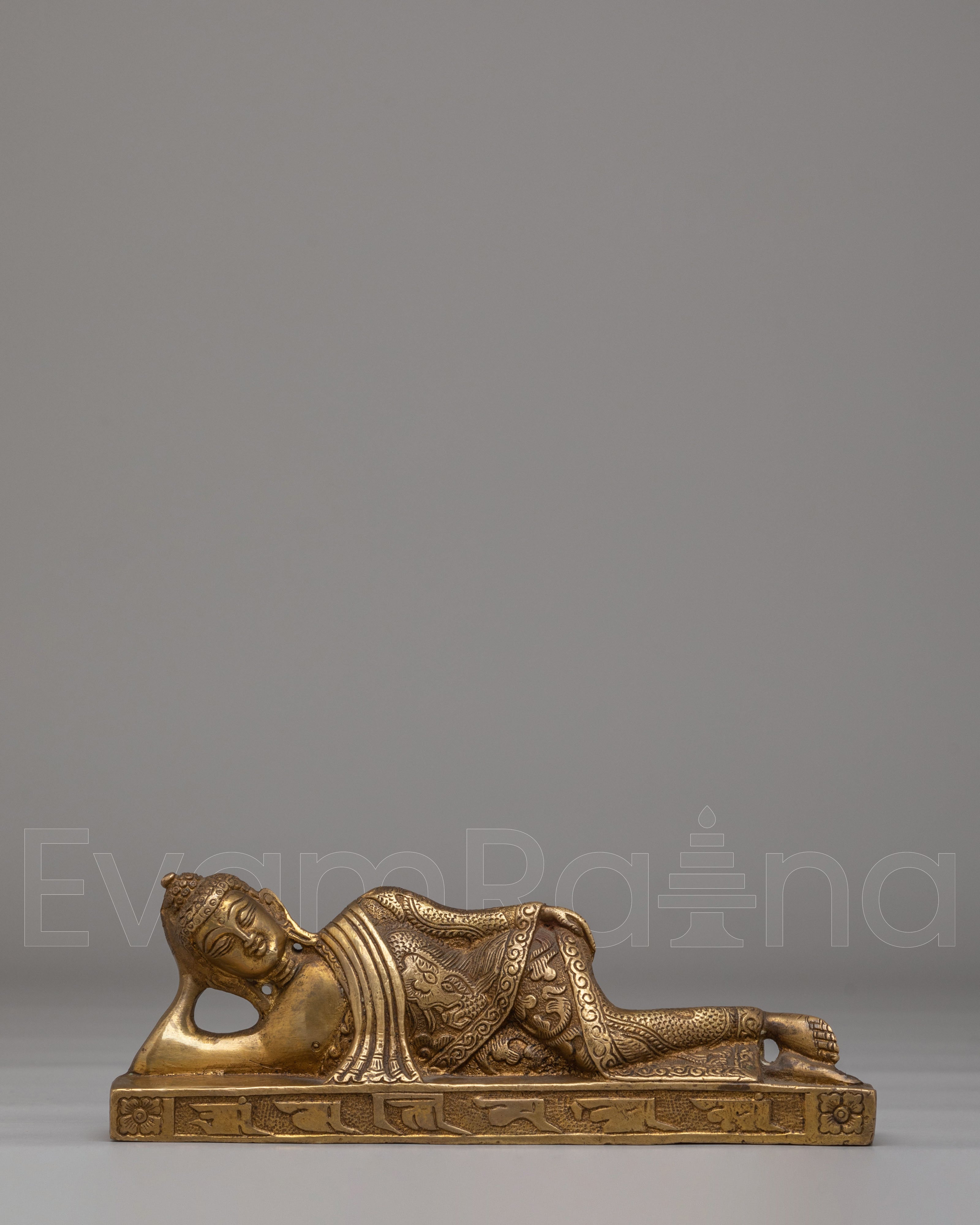 Tibetan Reclining Buddha Statue