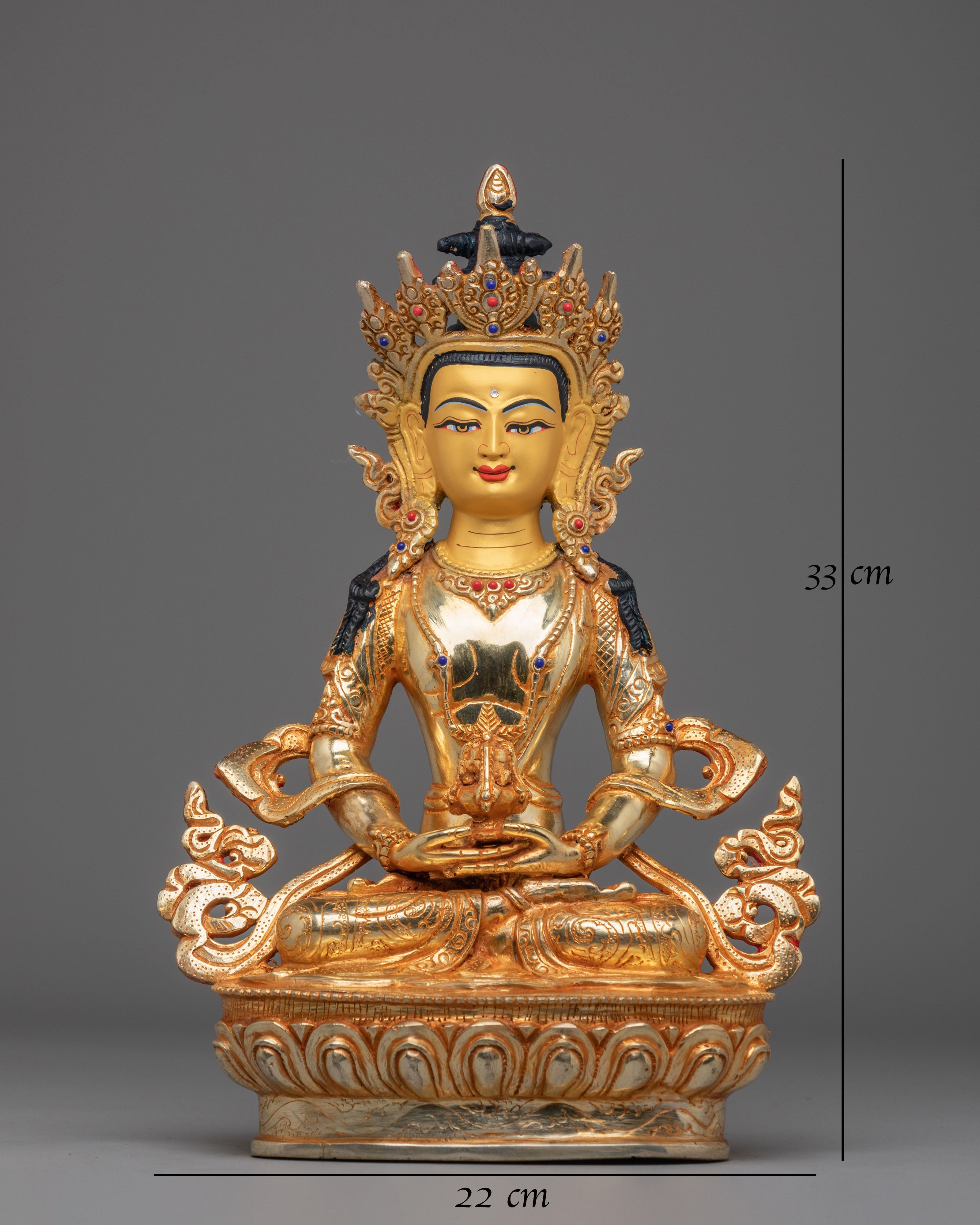 Tibetan Longevity Buddha Amitayus Statue | Symbol of Infinite Life