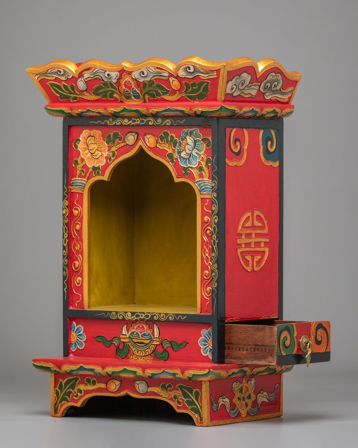 Sacred Buddhist Ritual Altar Box | Sacred Storage for Sacred Items