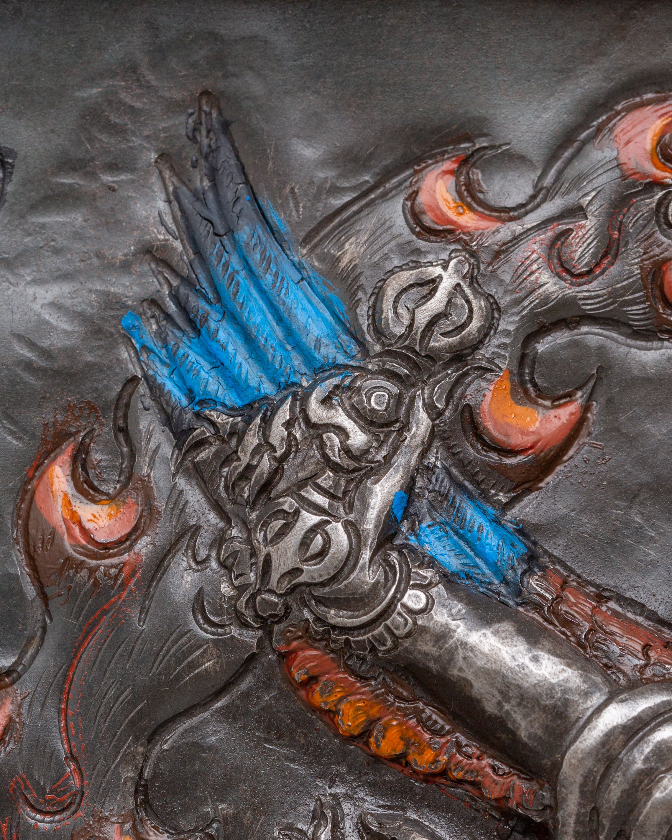Handmade Ritual Garuda Wall Hanging | Symbol of Protection and Strength