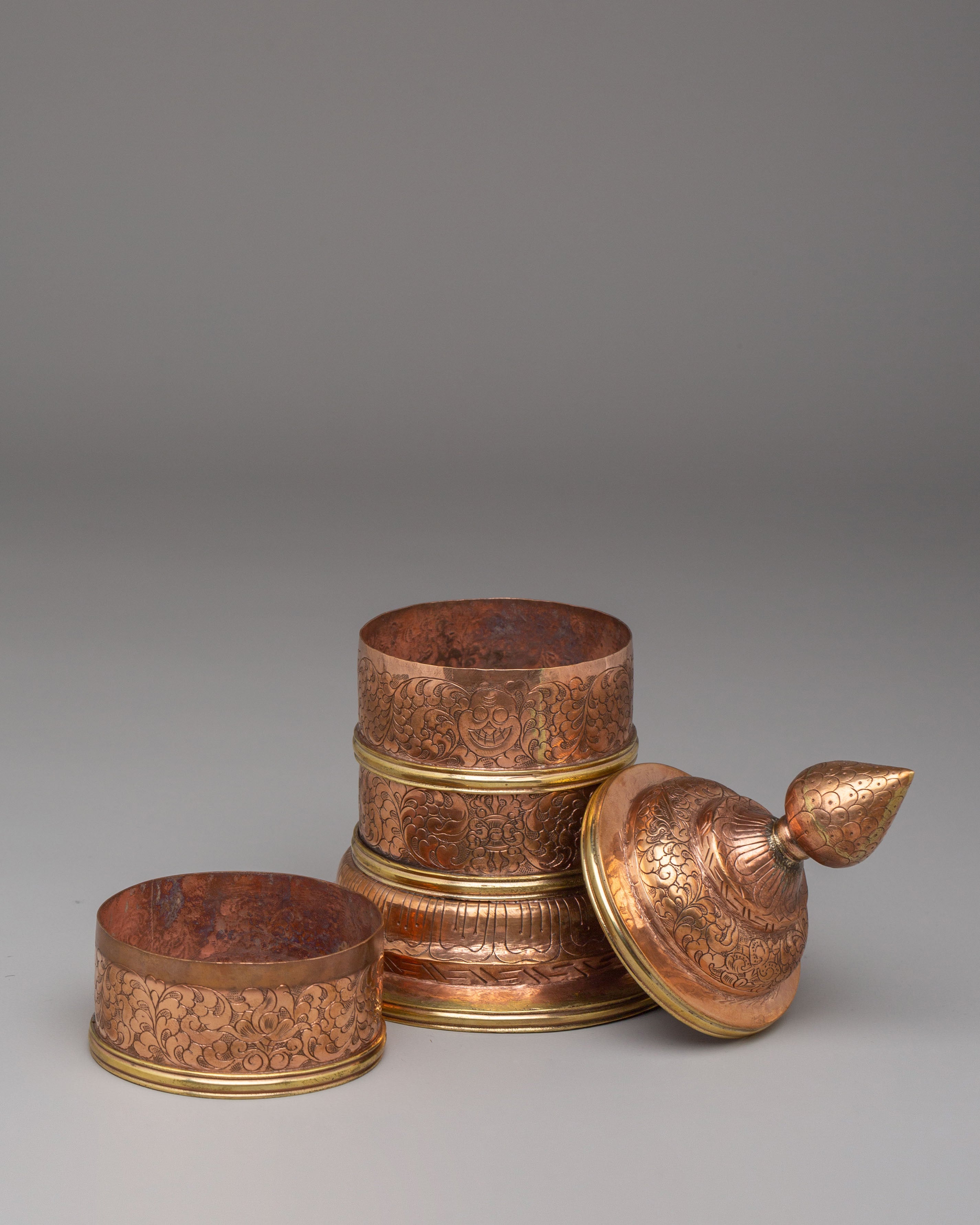 Handcrafted Altar Rice Pot | Sacred Offering Vessel for Meditation & Spiritual Practices