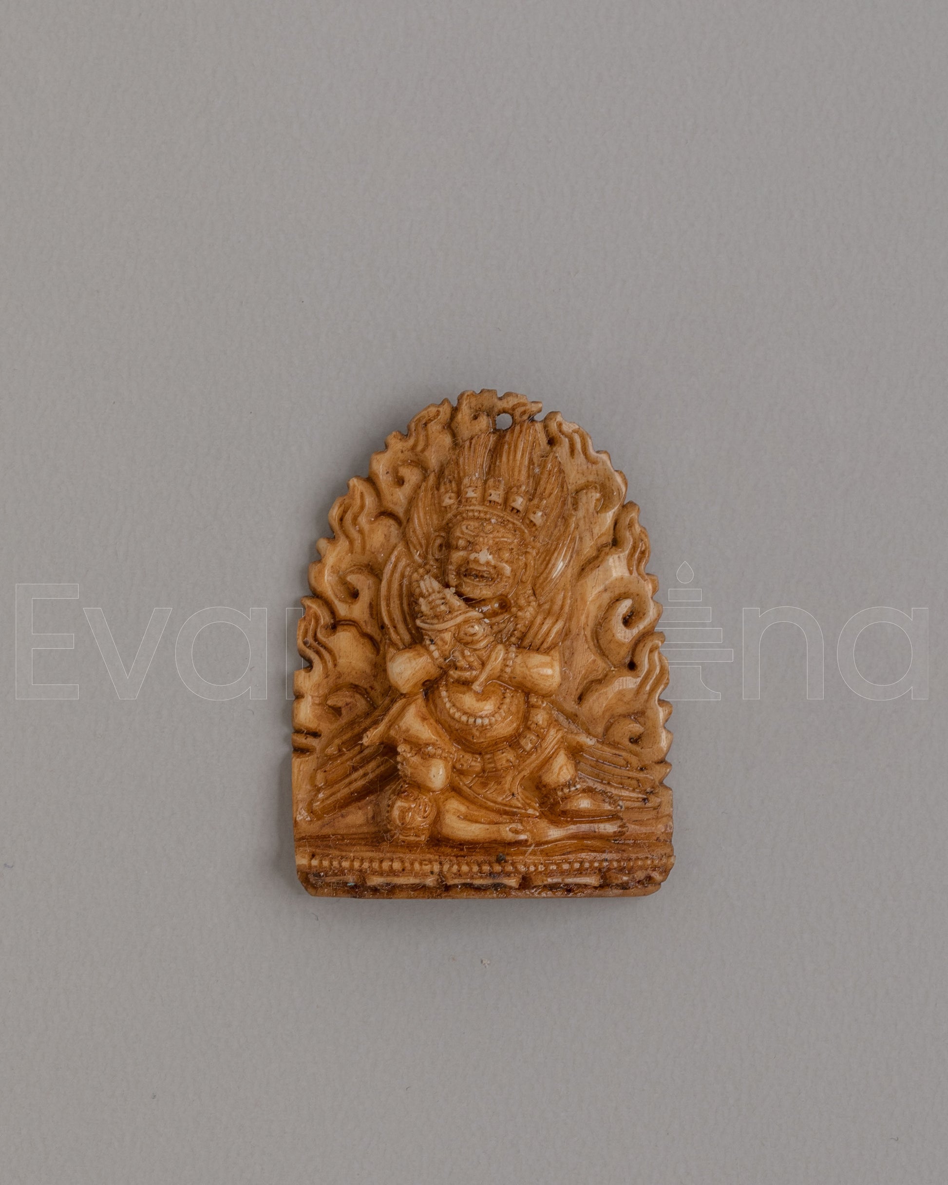 Sacred Mahakala Bone Sculpture 