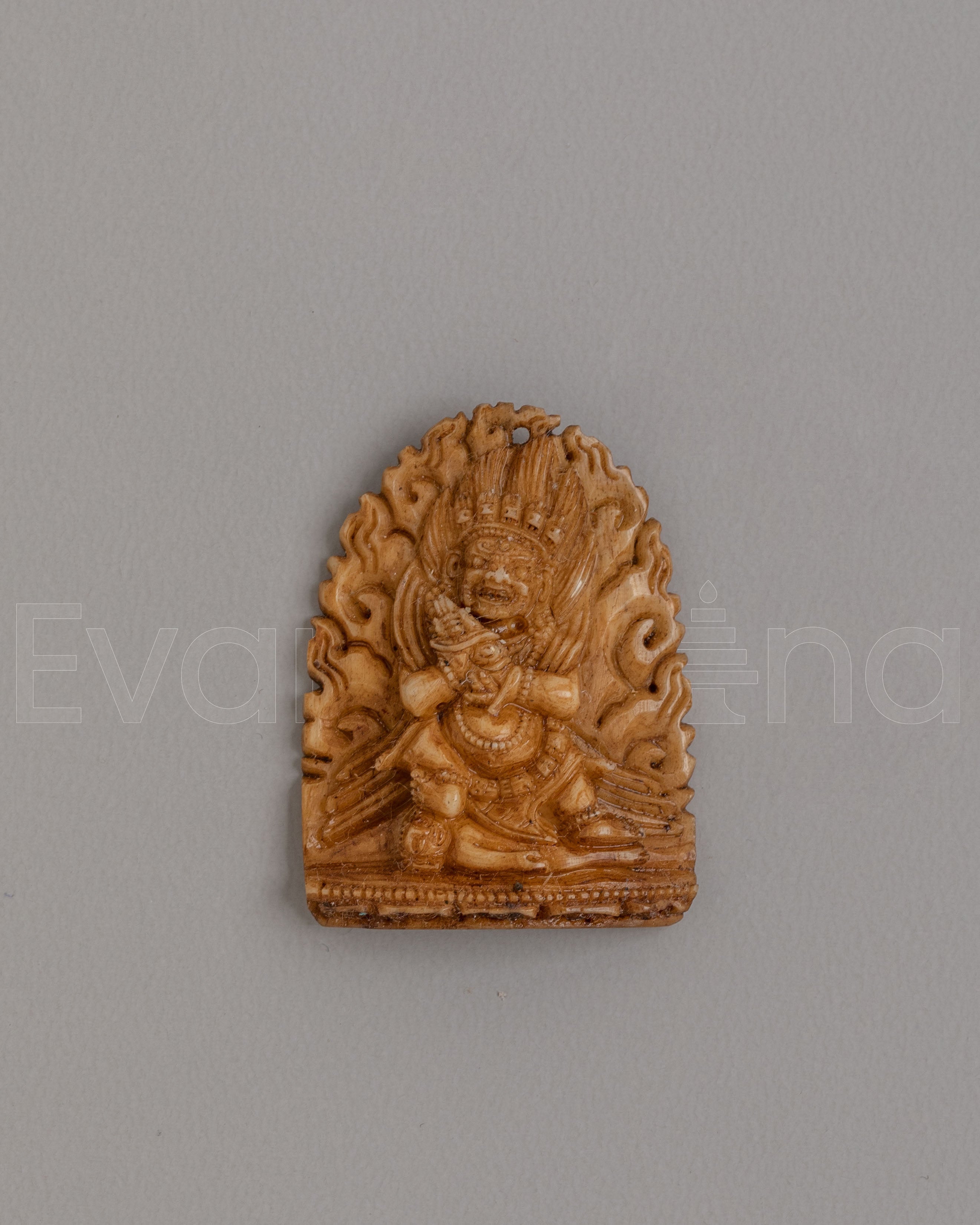 Sacred Mahakala Bone Sculpture 