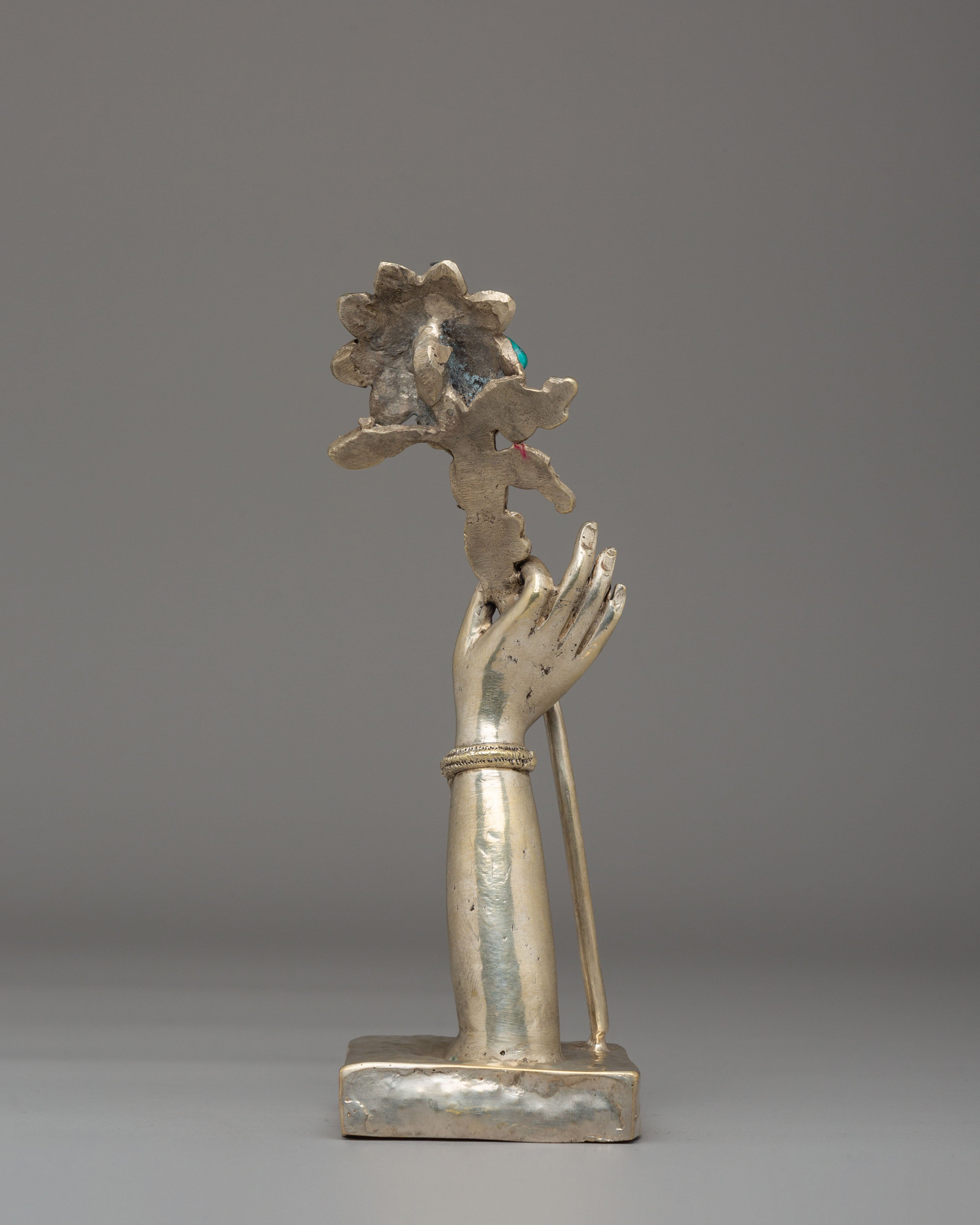 Green Tara Hand Sculpture | Perfect Spiritual Gift for Meditation