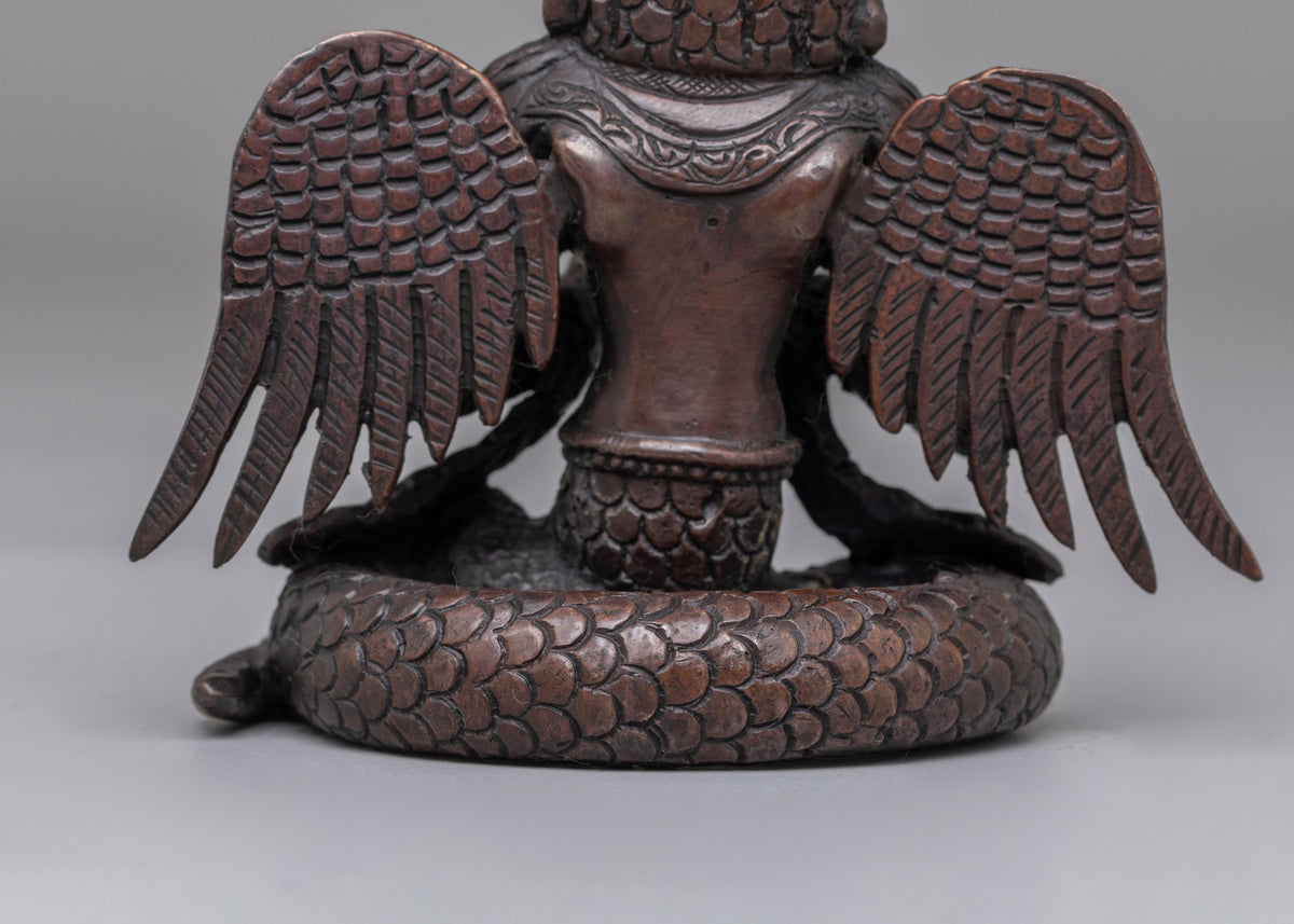 Handmade Ritual Naag Kanya Statue | Divine Snake Goddess