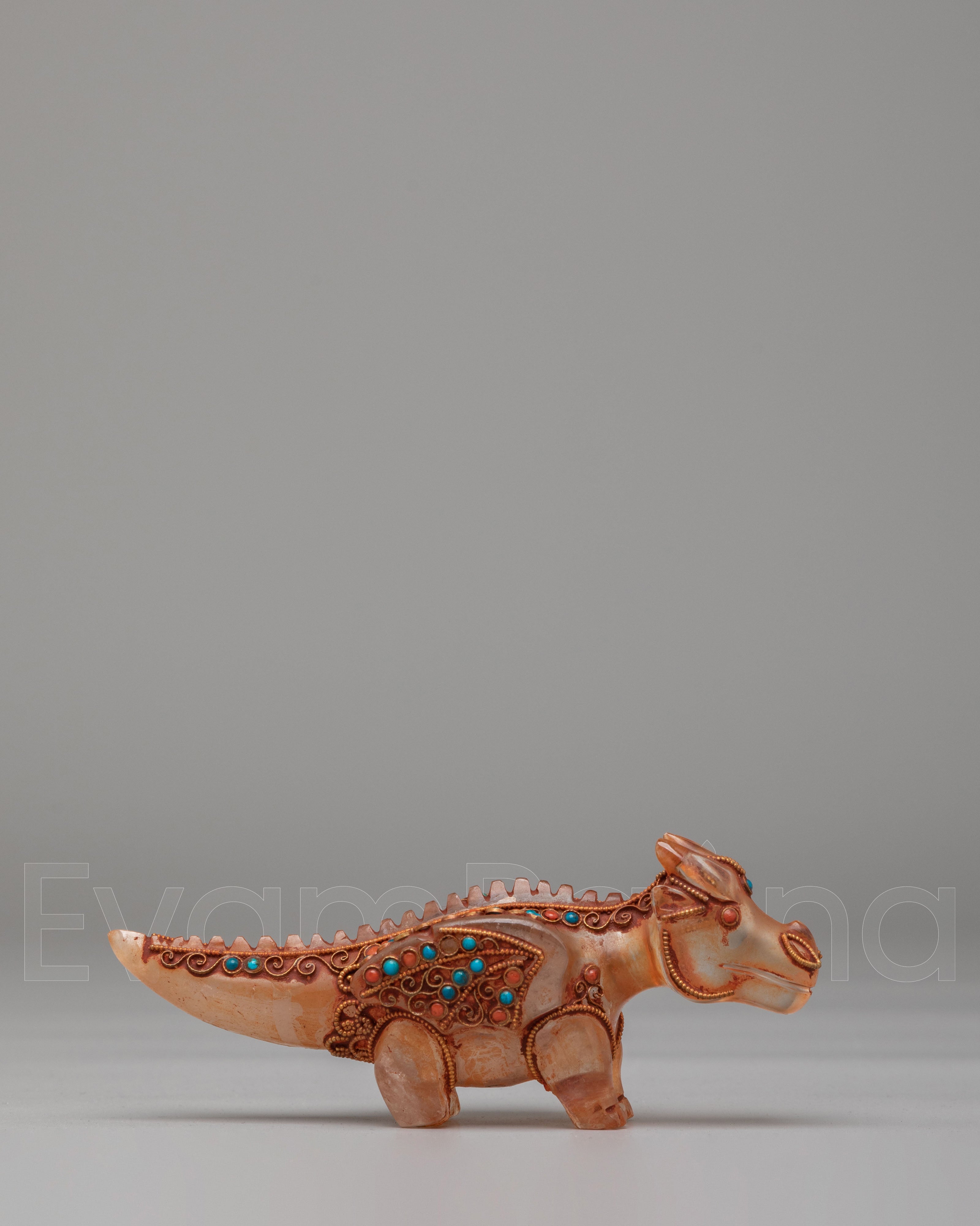 Decorative Crystal Dragon Sculpture