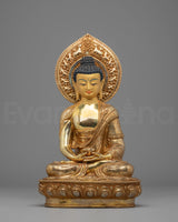 Amitabha Buddha Handcrafted Copper Statue