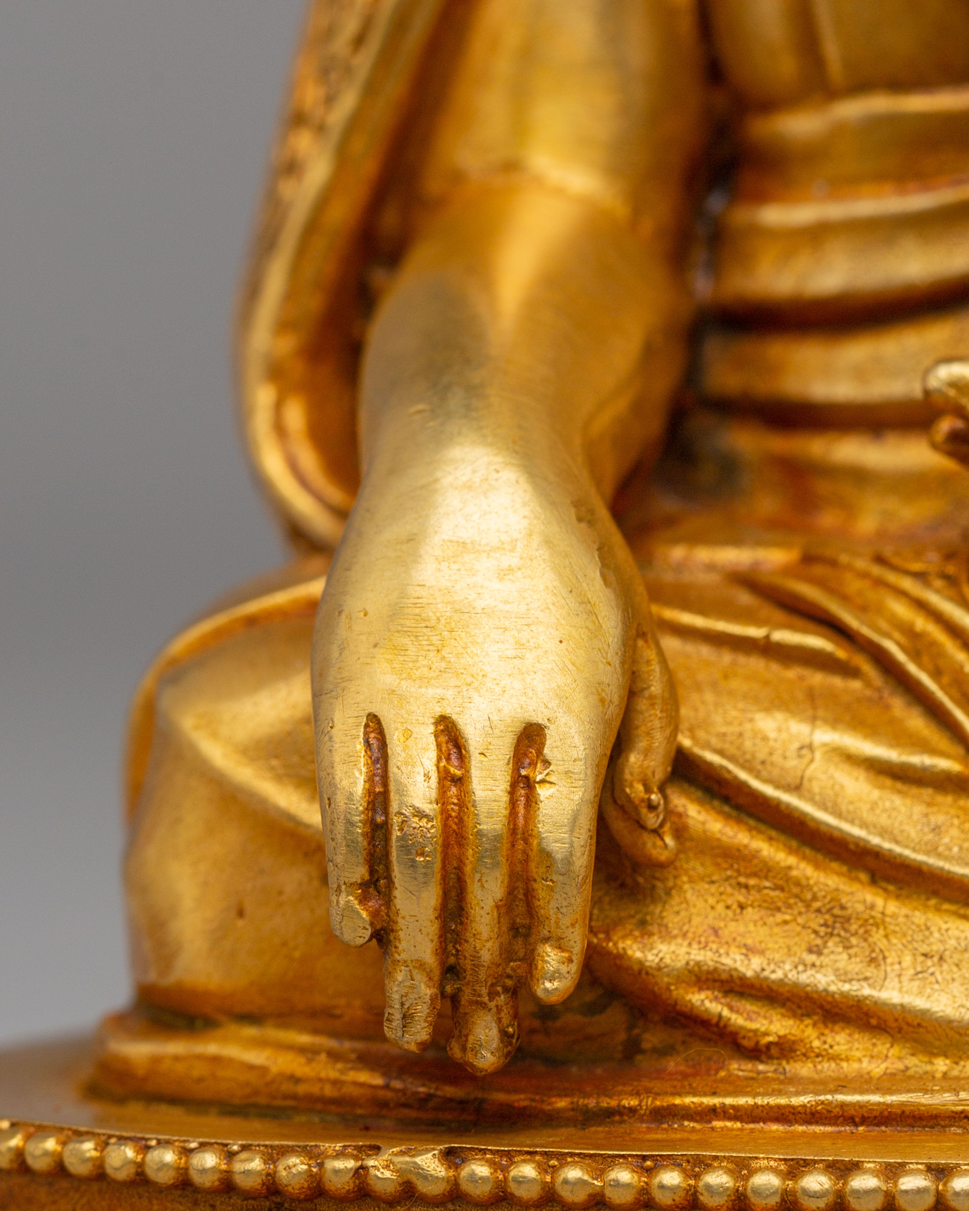 Spiritual Guru Shapdum Sculpture | Tibetan Buddhist Master Statue