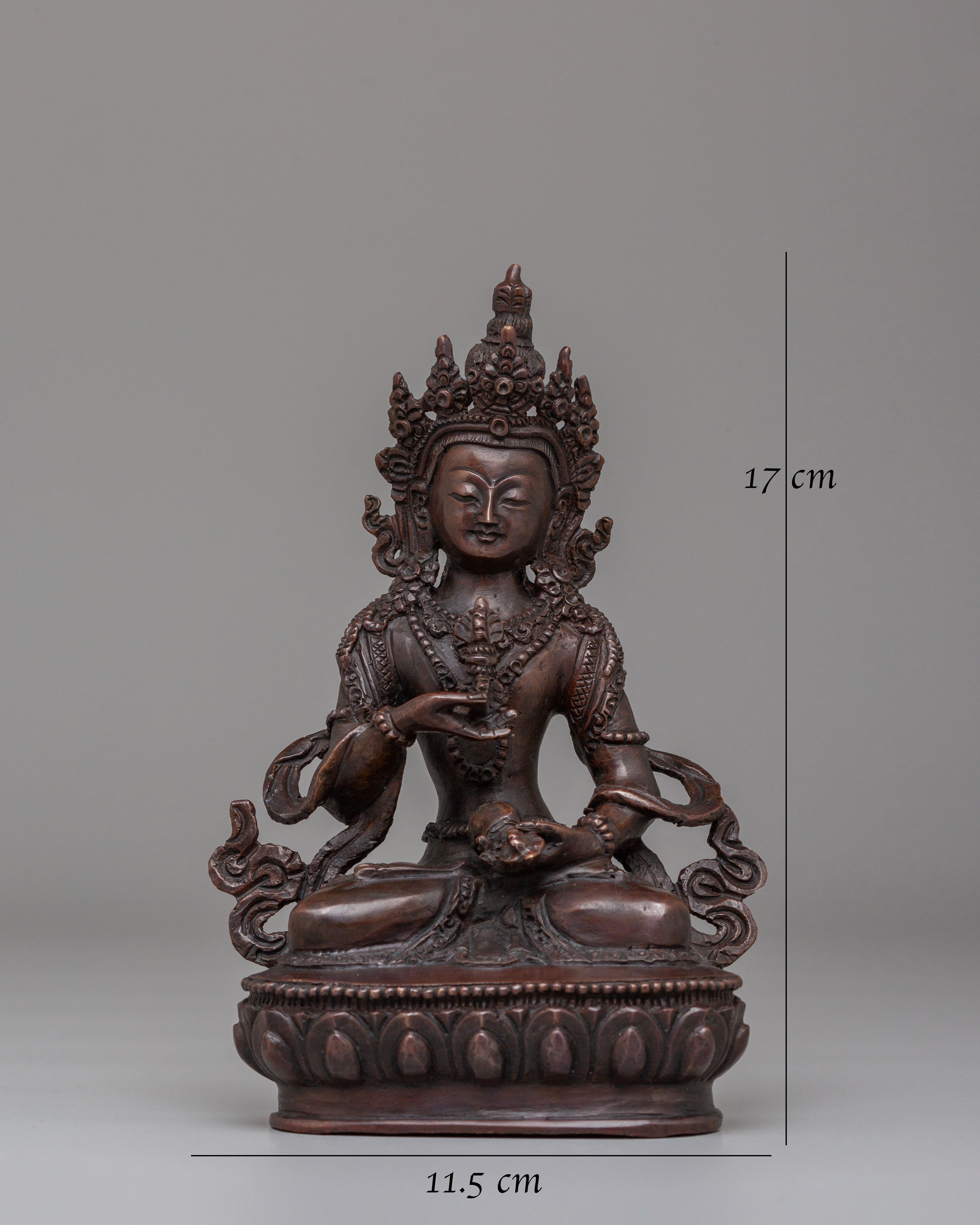 Spiritual Vajrasattva Deity Statue | Tibetan Buddhist Sculpture