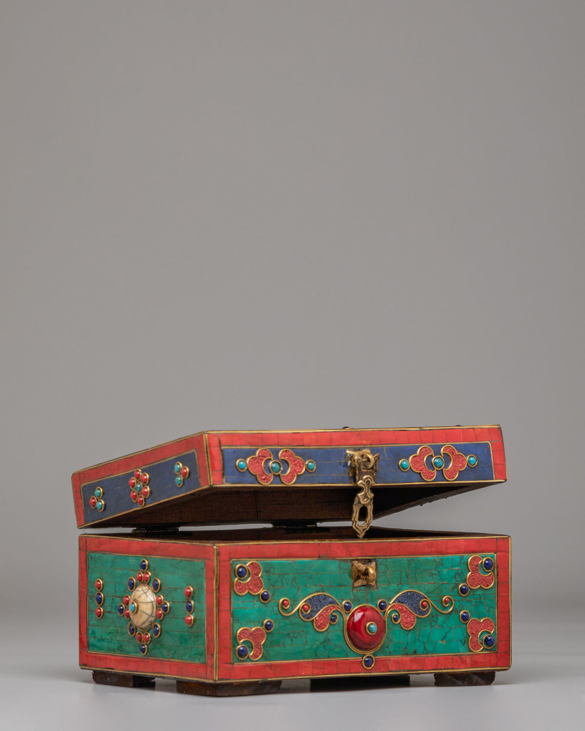 Handcrafted Ornamental Treasure Box | Spiritual Home Decor
