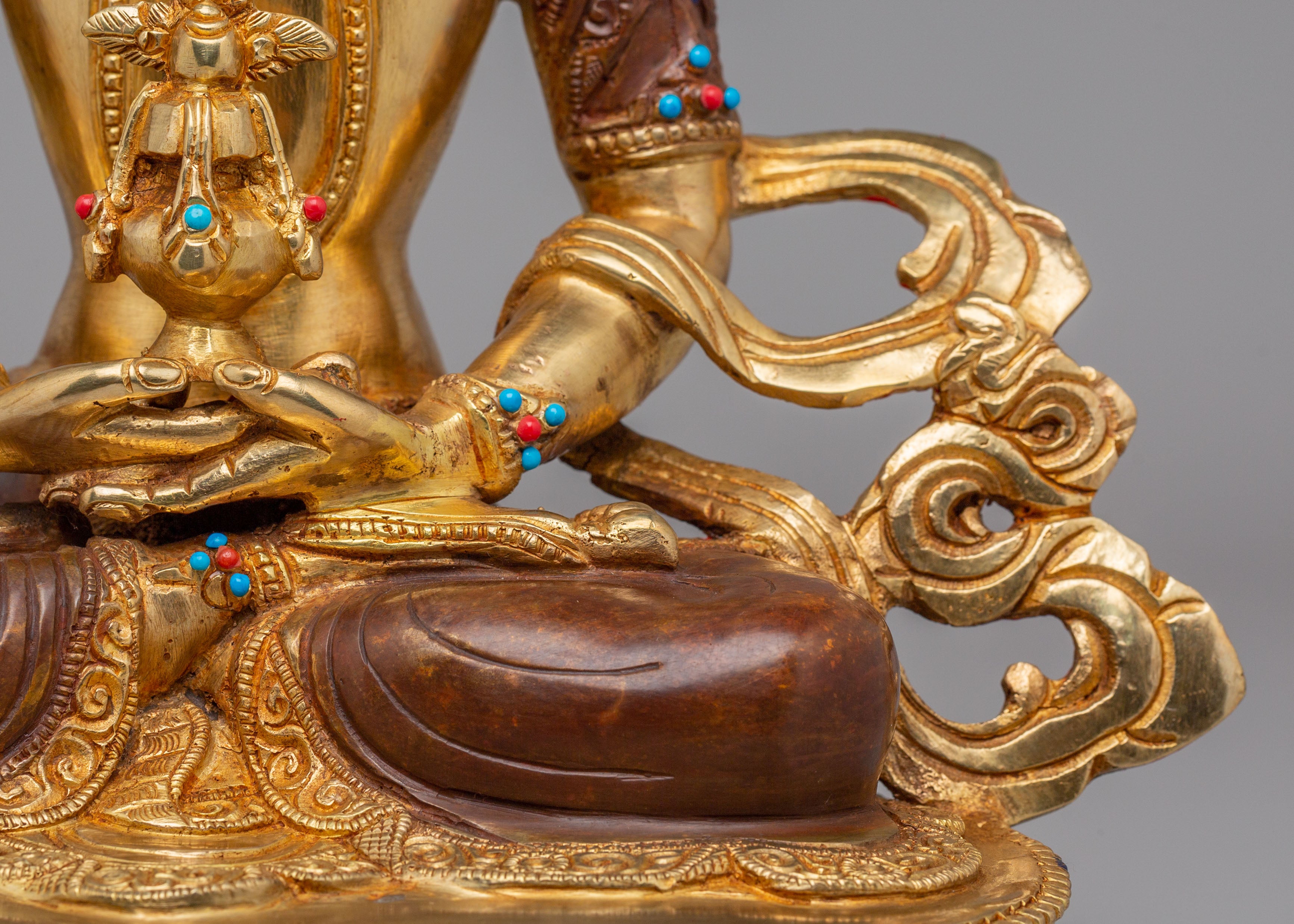 Sacred Amitayus Buddha Statue | Tibetan Long Life Buddha Sculpture