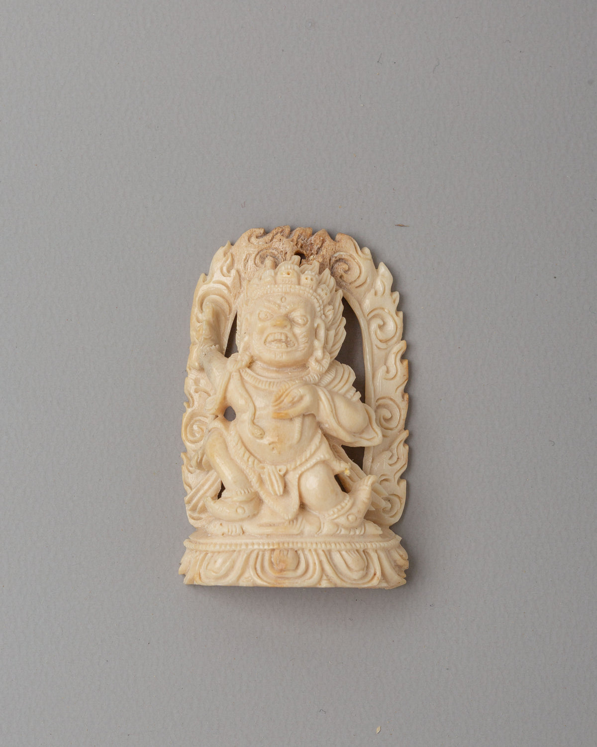 Tibetan Mahakala Locket Set | Spiritual Jewelry for Protection