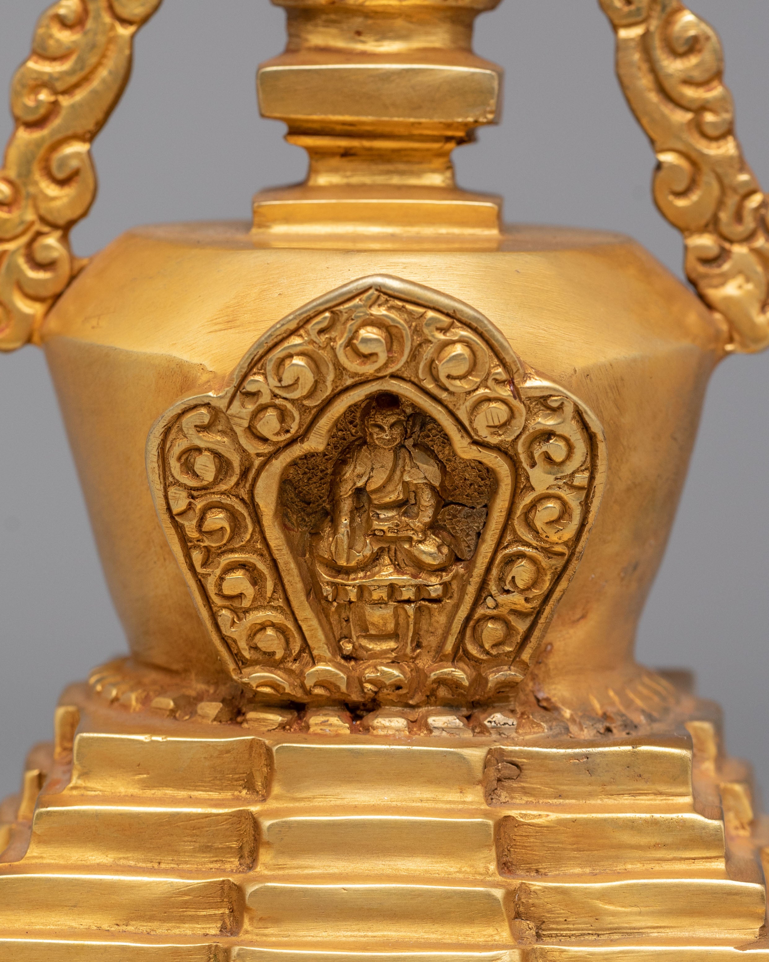 Spiritual Stupa for Rituals | Handcrafted Meditation Altar Stupa