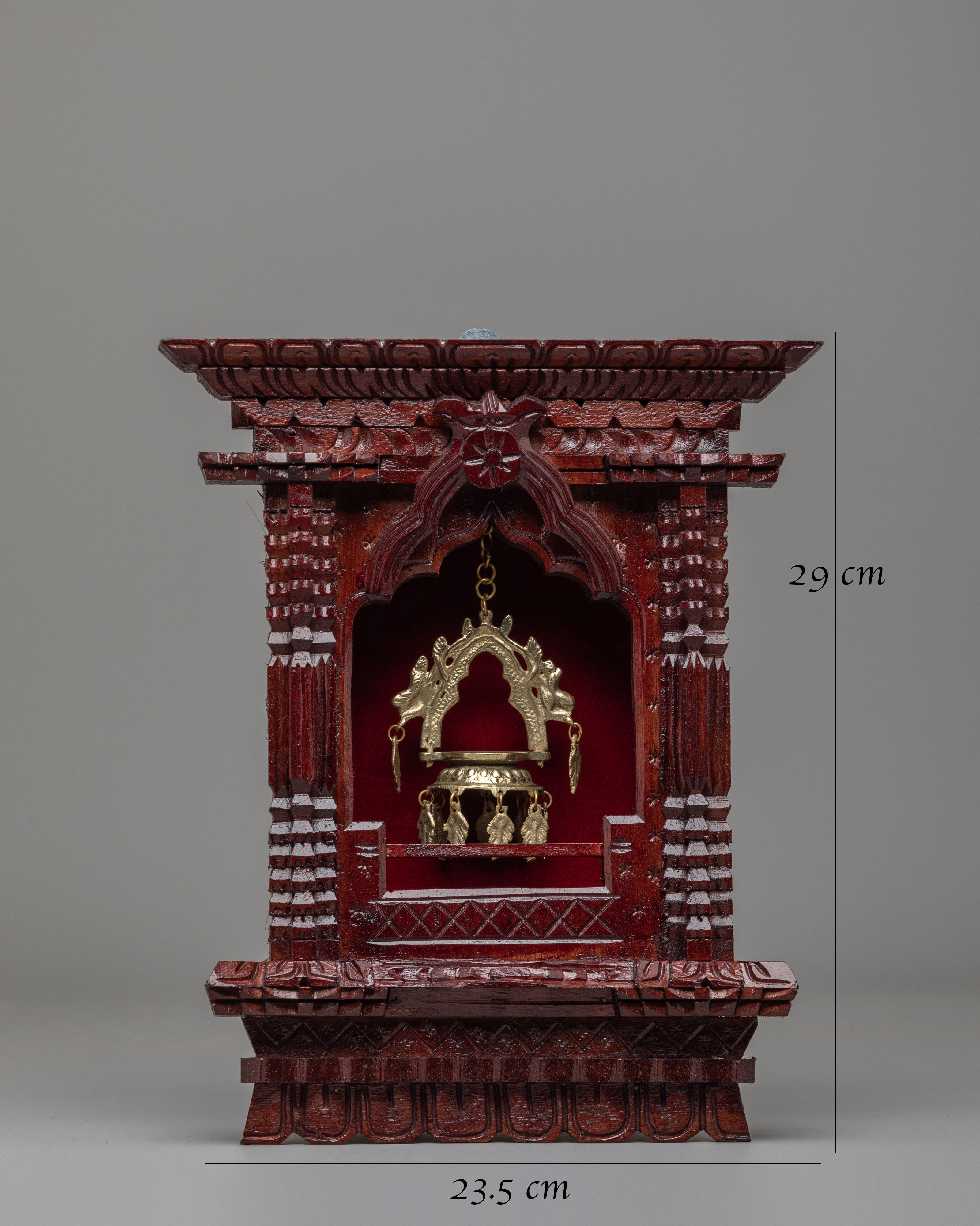 Dalaucha Wood Wall Hanging | Tibetan Buddhist Shrine Decor